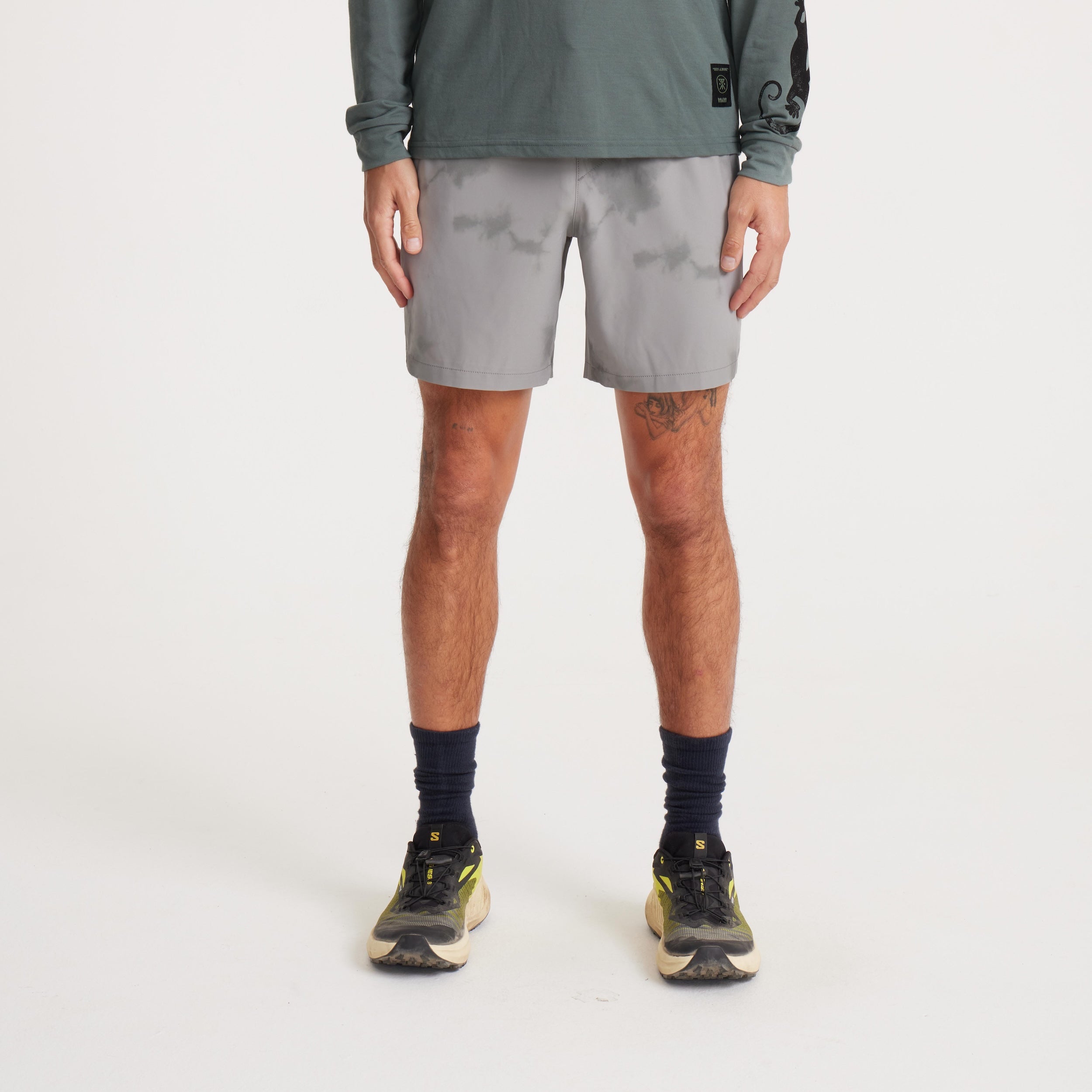 Serrano 7' Active Stretch Shorts - Ghost Grau