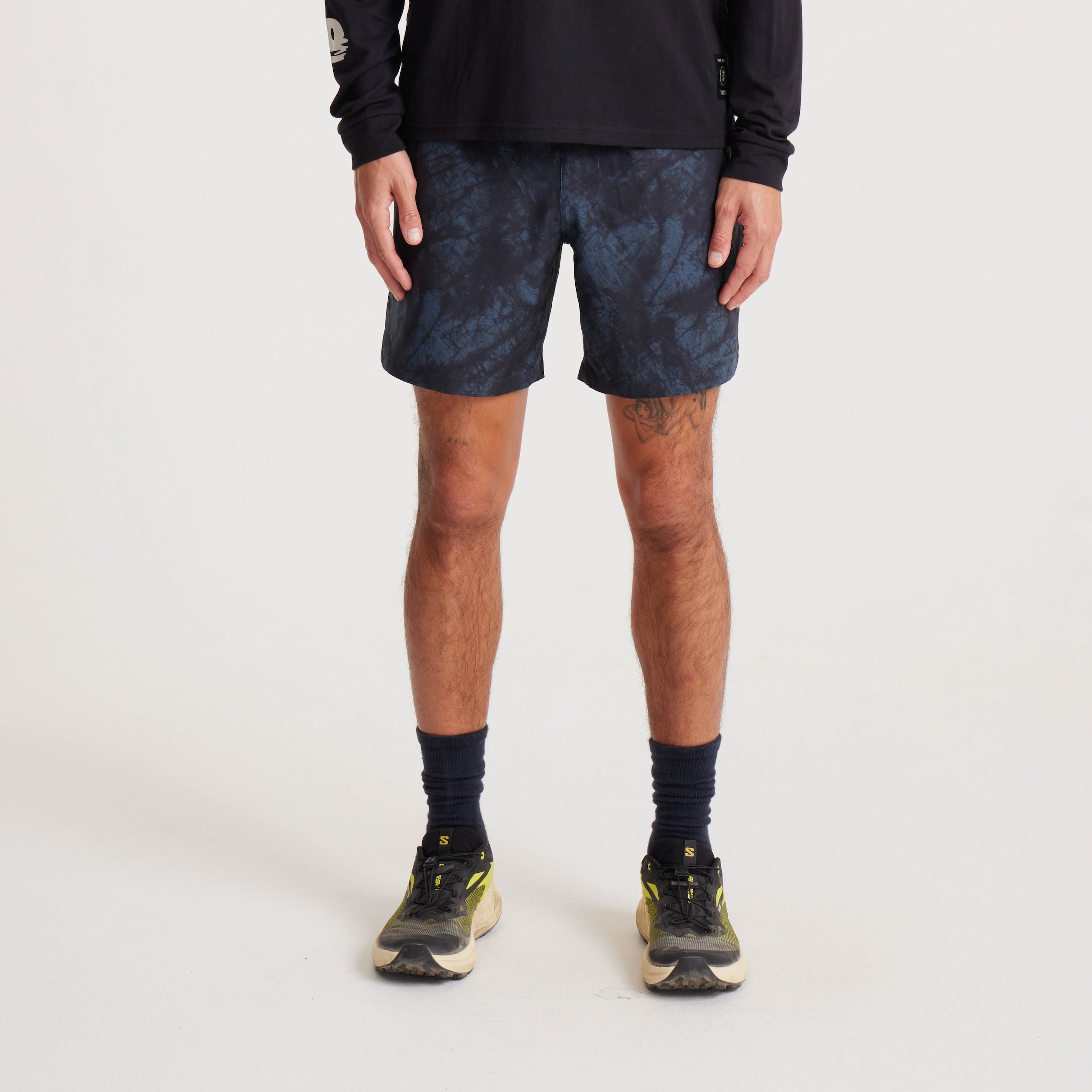 Serrano 7' Active Stretch Shorts - Marine Krawatte Die