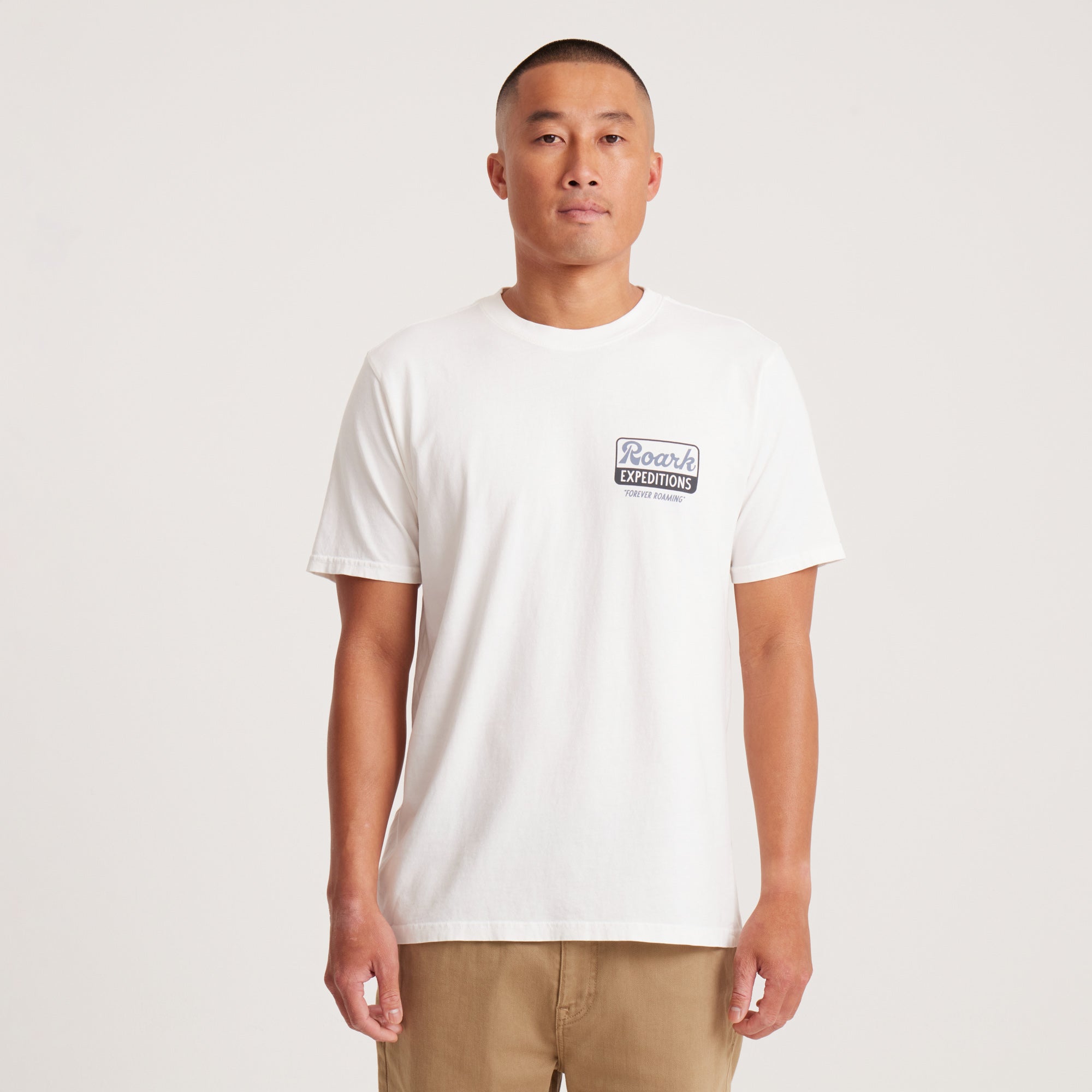 Expeditionen für immer Premium-T-Shirt - Cremeweiß