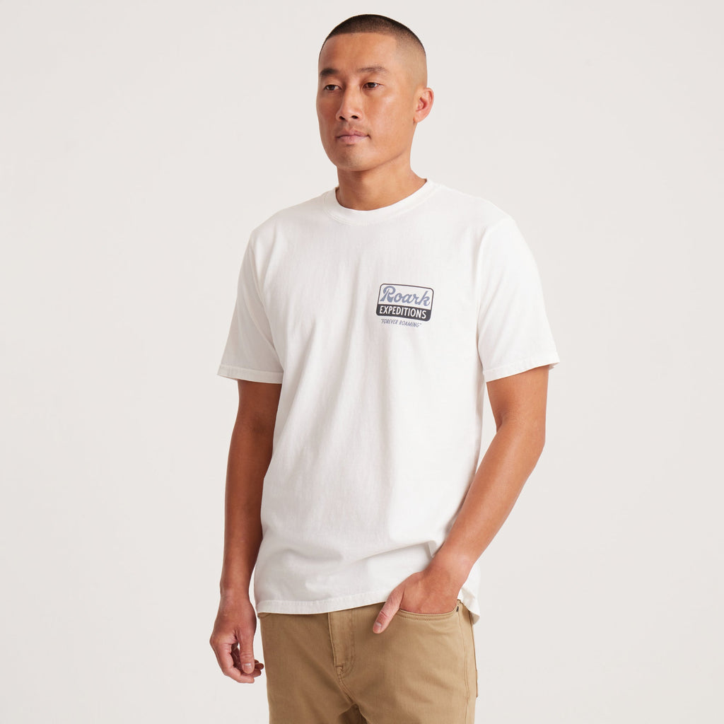 Expeditionen für immer Premium-T-Shirt - Cremeweiß