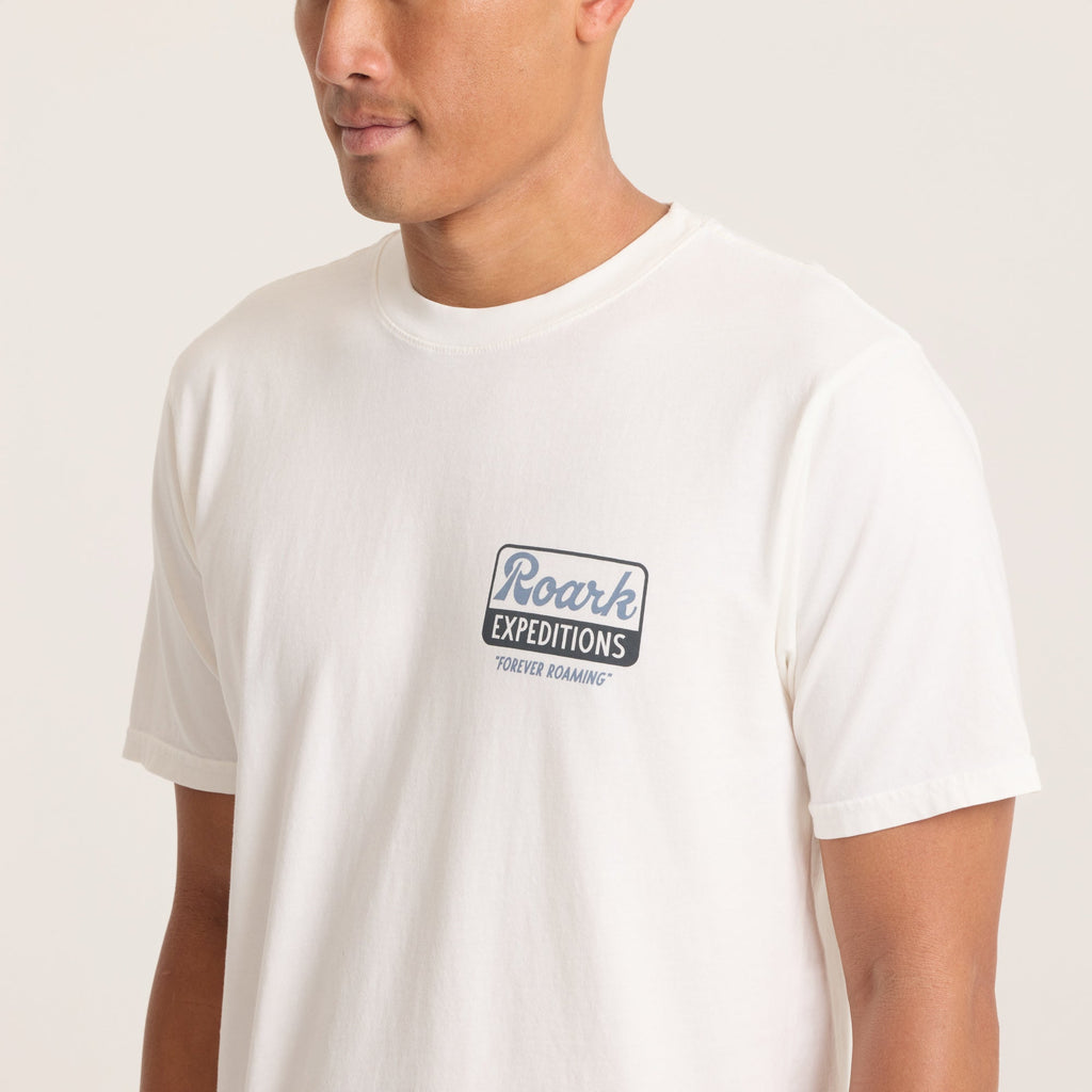 Expeditionen für immer Premium-T-Shirt - Cremeweiß
