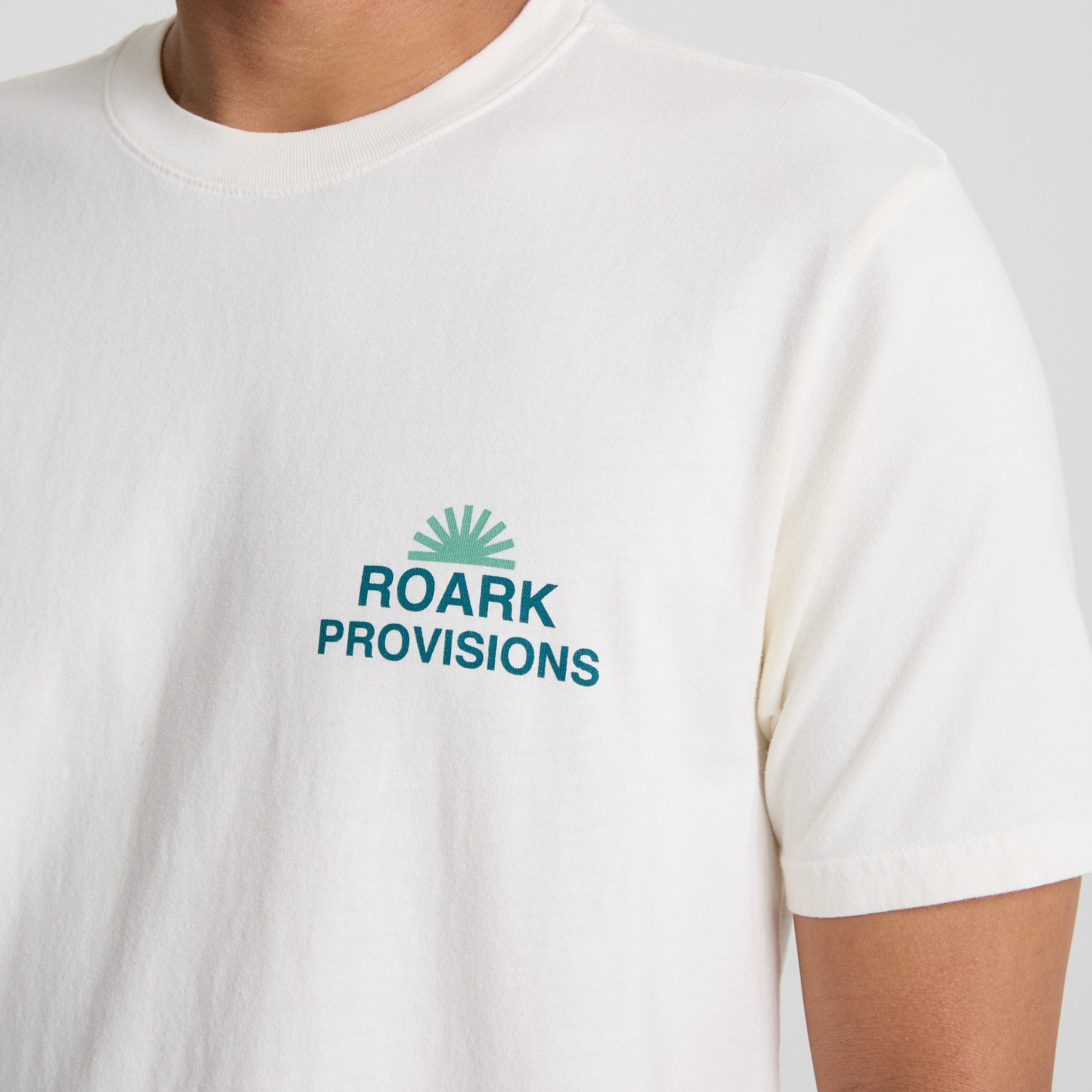 Roark Provisions Premium-T-Shirt - Cremeweiß