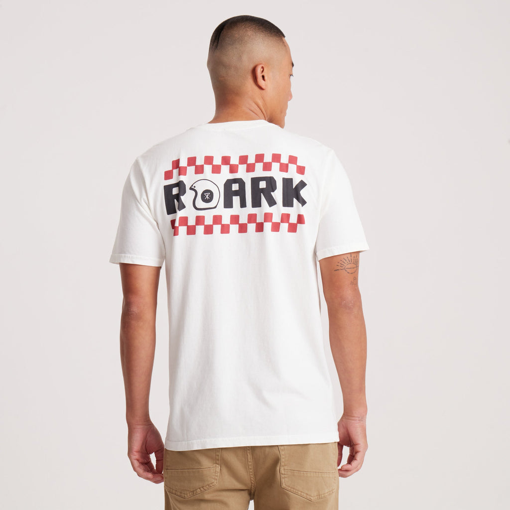 Moto Pocket Premium-T-Shirt - Cremeweiß