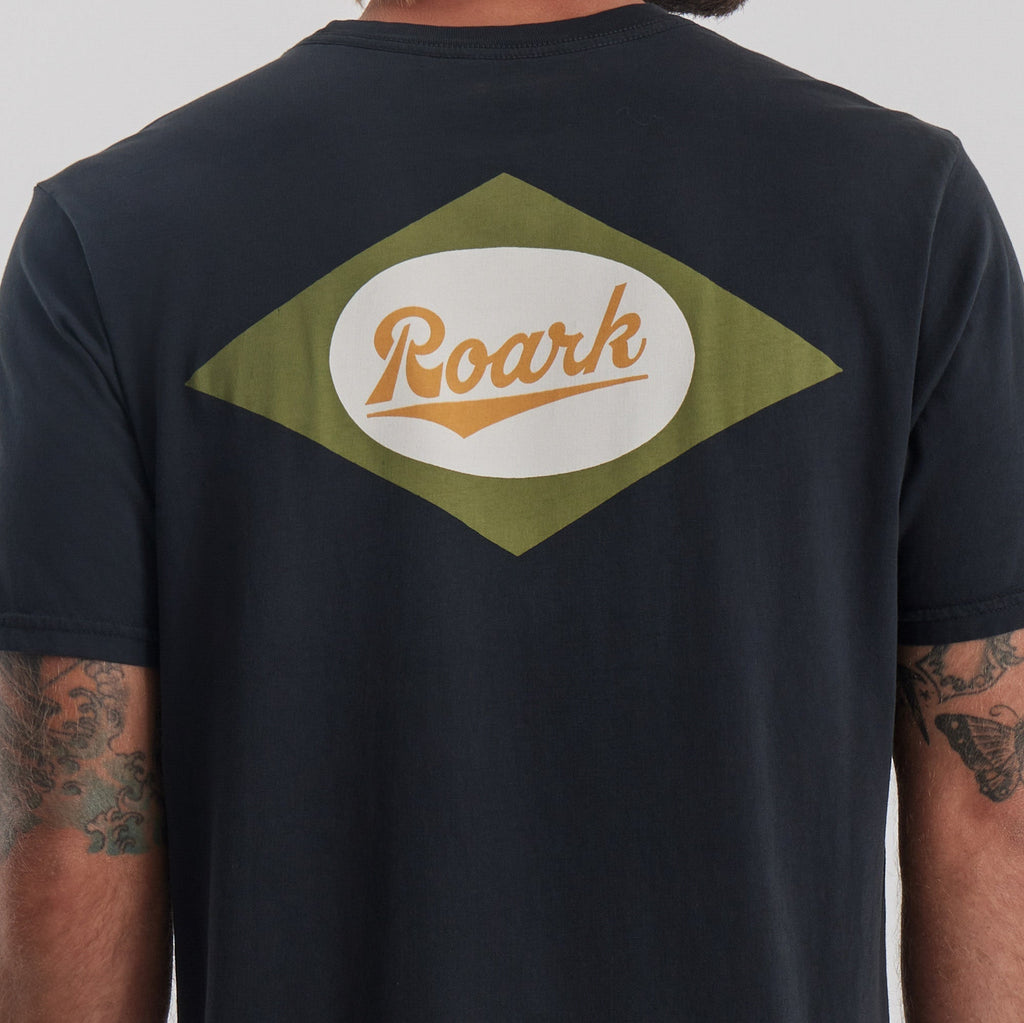 Diamond Script Premium-T-Shirt - Schwarz