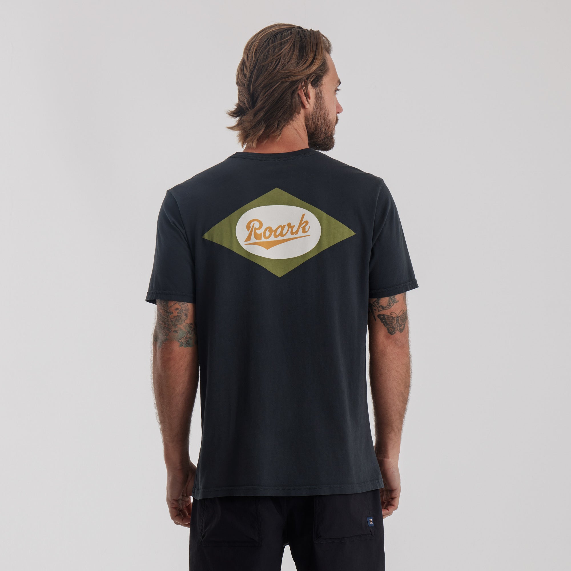 Diamond Script Premium-T-Shirt - Schwarz
