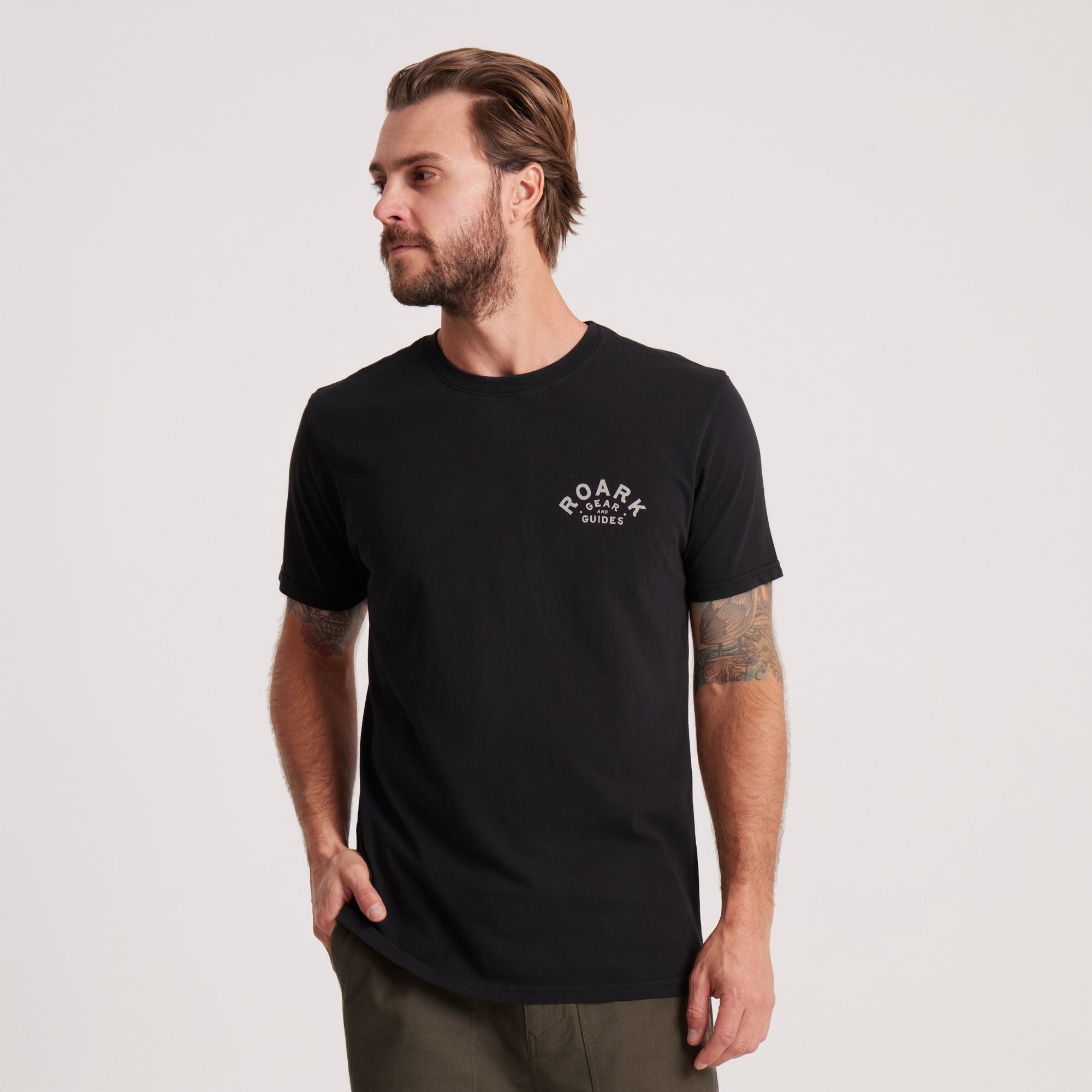 Gear & Guides Premium-T-Shirt - Schwarz