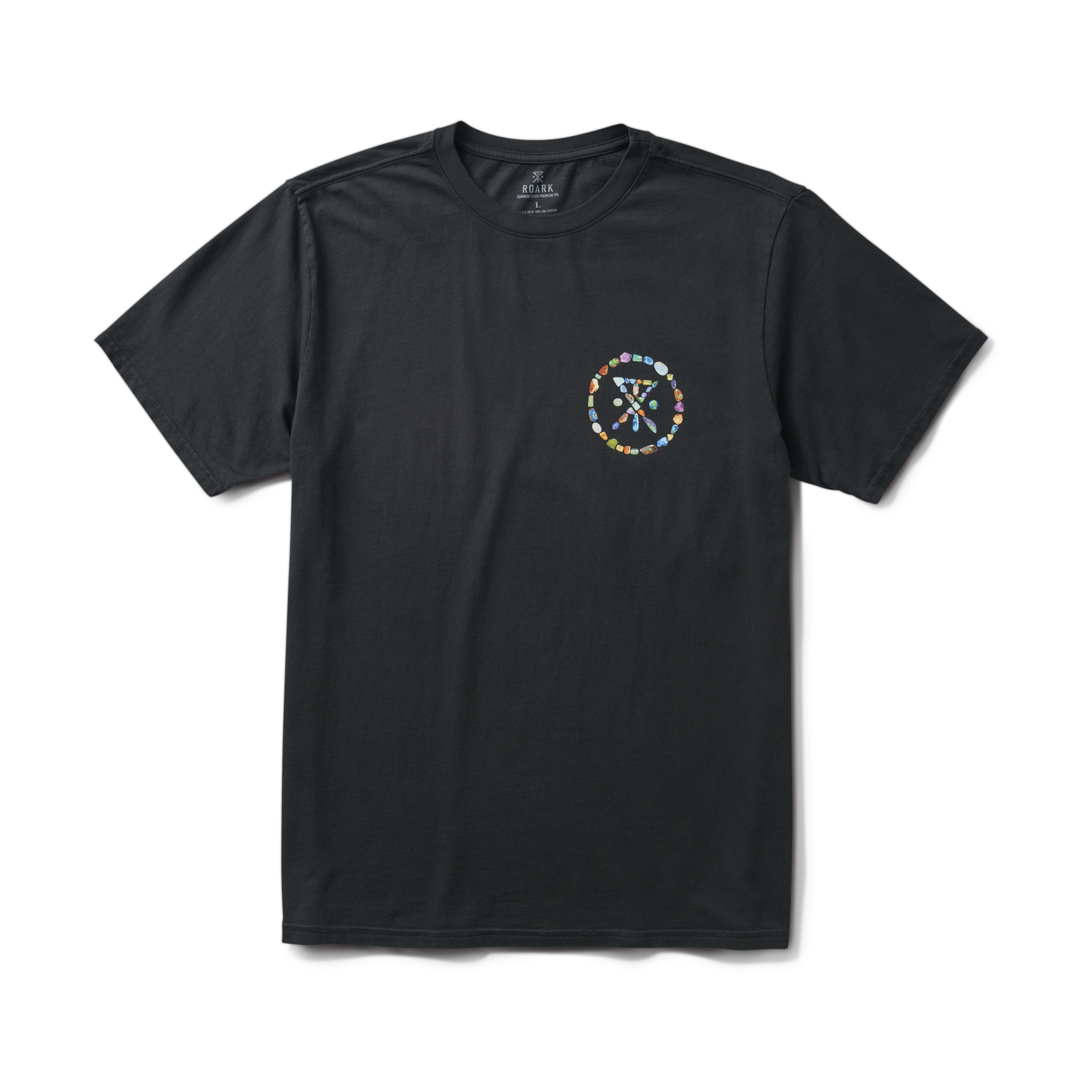 Opal Palm Premium-T-Shirt - Schwarz
