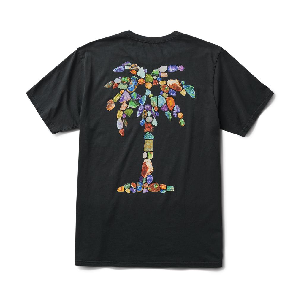 Opal Palm Premium-T-Shirt - Schwarz
