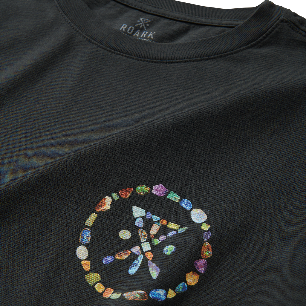 Opal Palm Premium-T-Shirt - Schwarz
