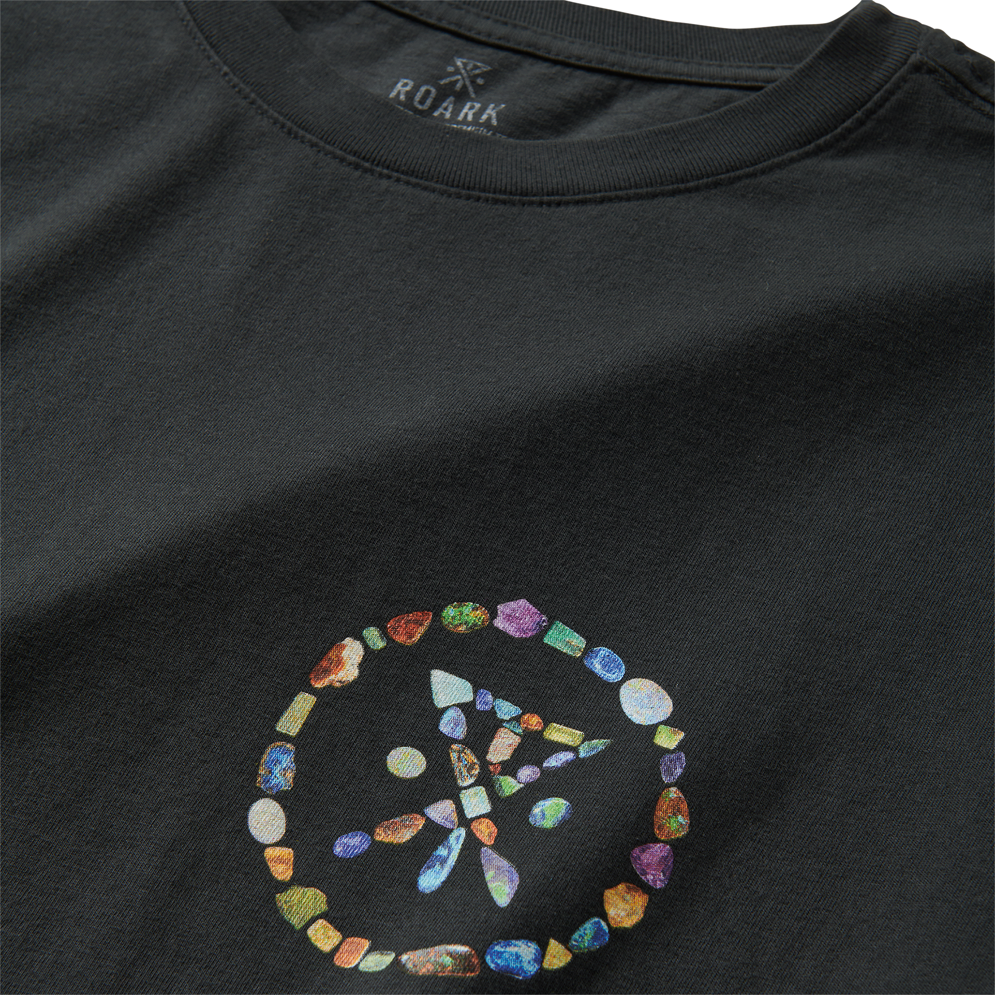 Opal Palm Premium-T-Shirt - Schwarz