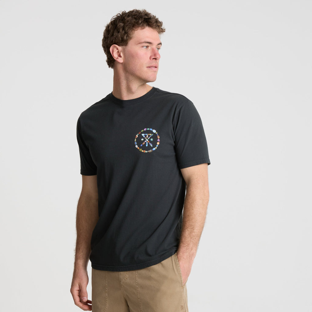 Opal Palm Premium-T-Shirt - Schwarz