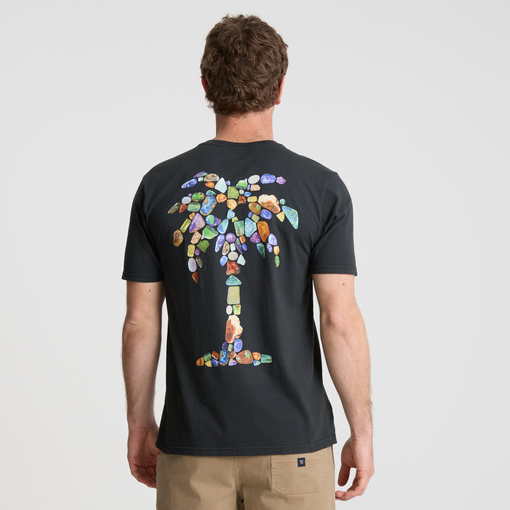 Opal Palm Premium-T-Shirt - Schwarz