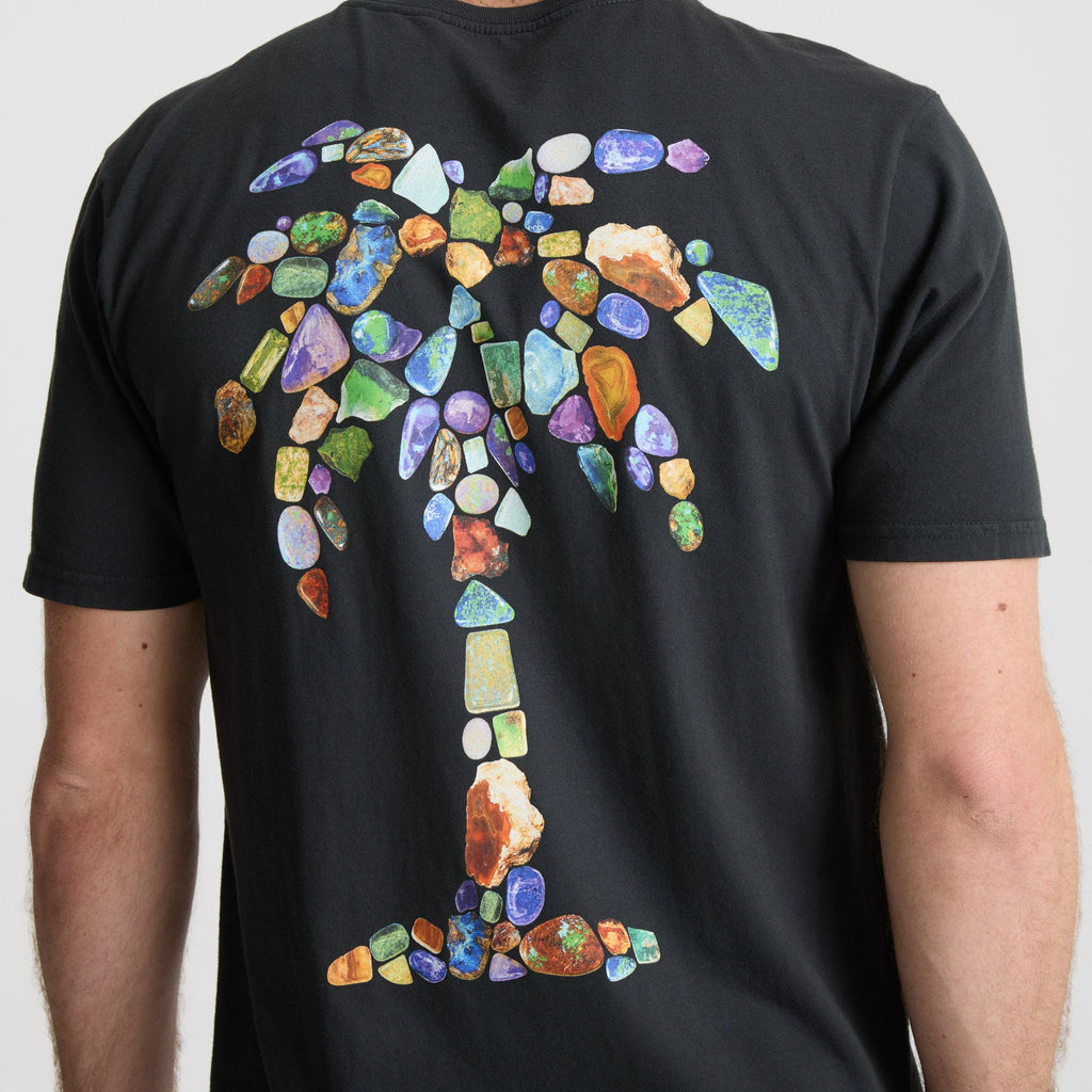Opal Palm Premium-T-Shirt - Schwarz