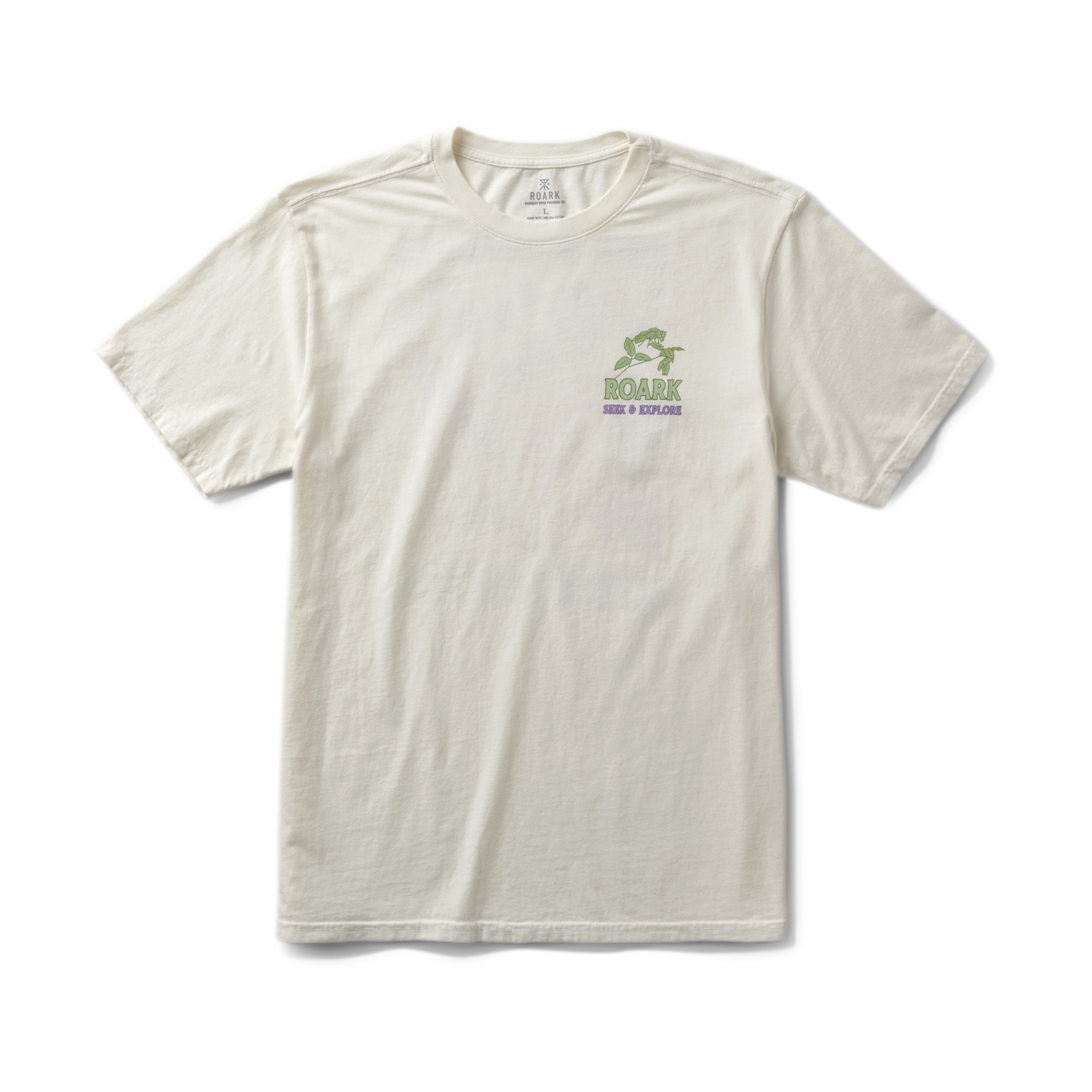 Seek & Explore Premium-T-Shirt - Cremeweiß