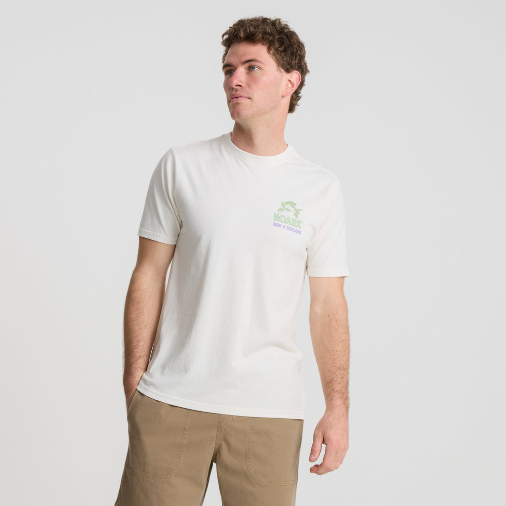 Seek & Explore Premium-T-Shirt - Cremeweiß