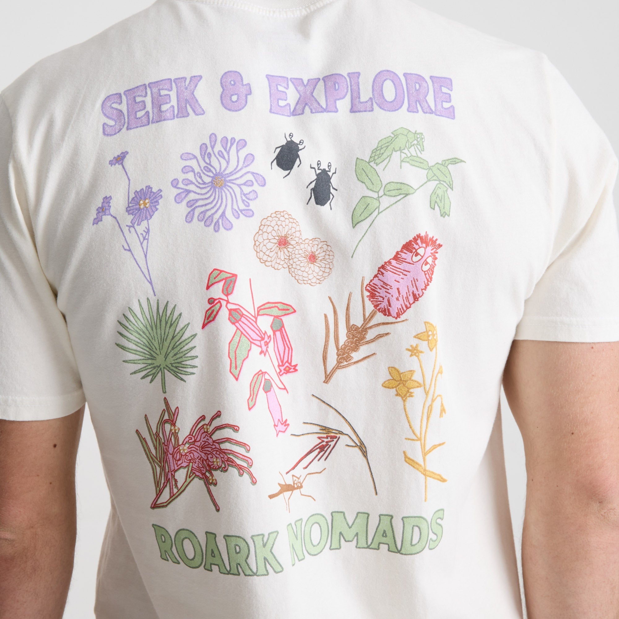 Seek & Explore Premium-T-Shirt - Cremeweiß
