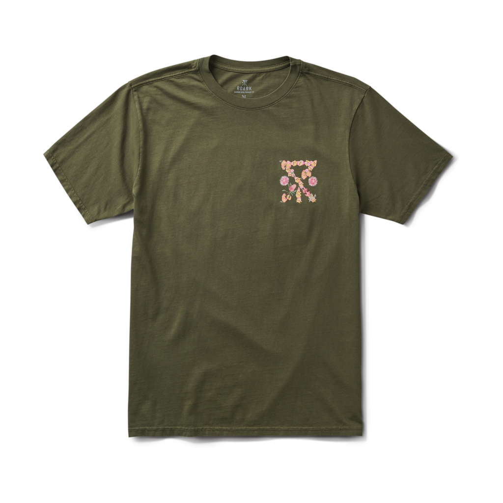 Bush Bloom Premium-T-Shirt - Militär