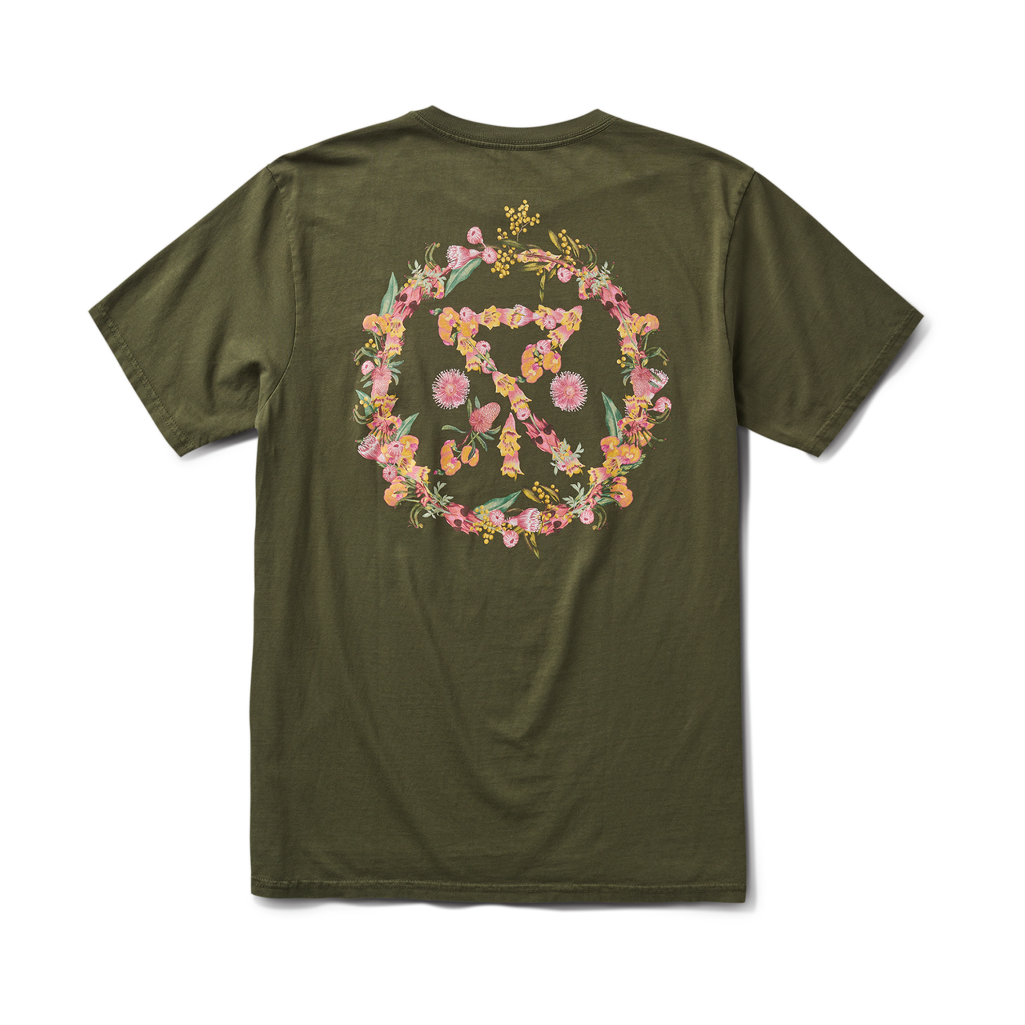 Bush Bloom Premium-T-Shirt - Militär