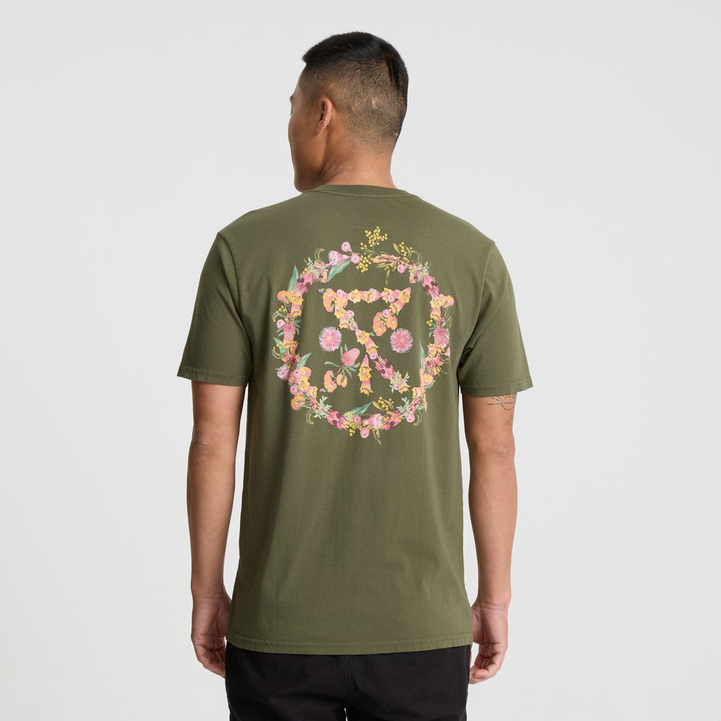 Bush Bloom Premium-T-Shirt - Militär
