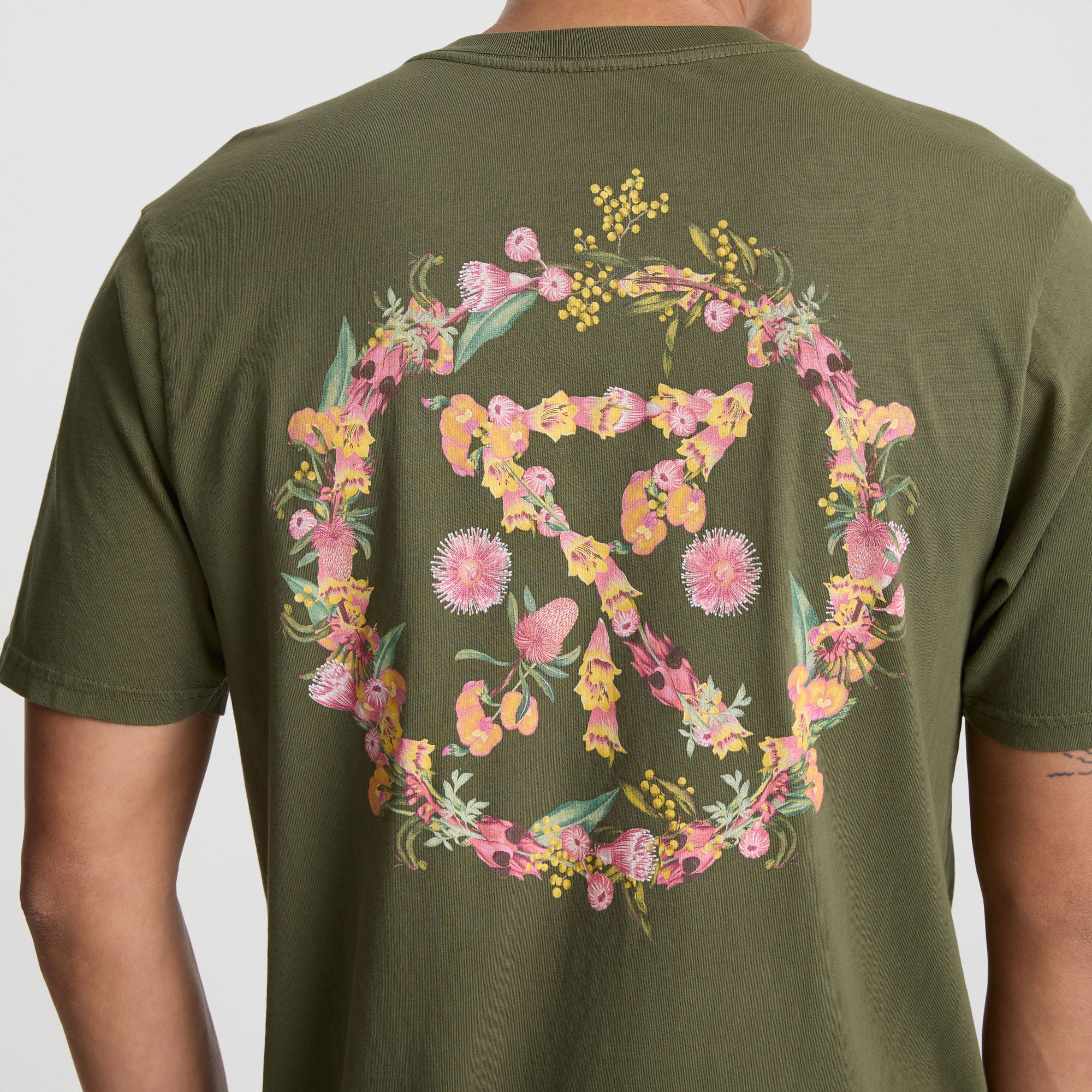Bush Bloom Premium-T-Shirt - Militär