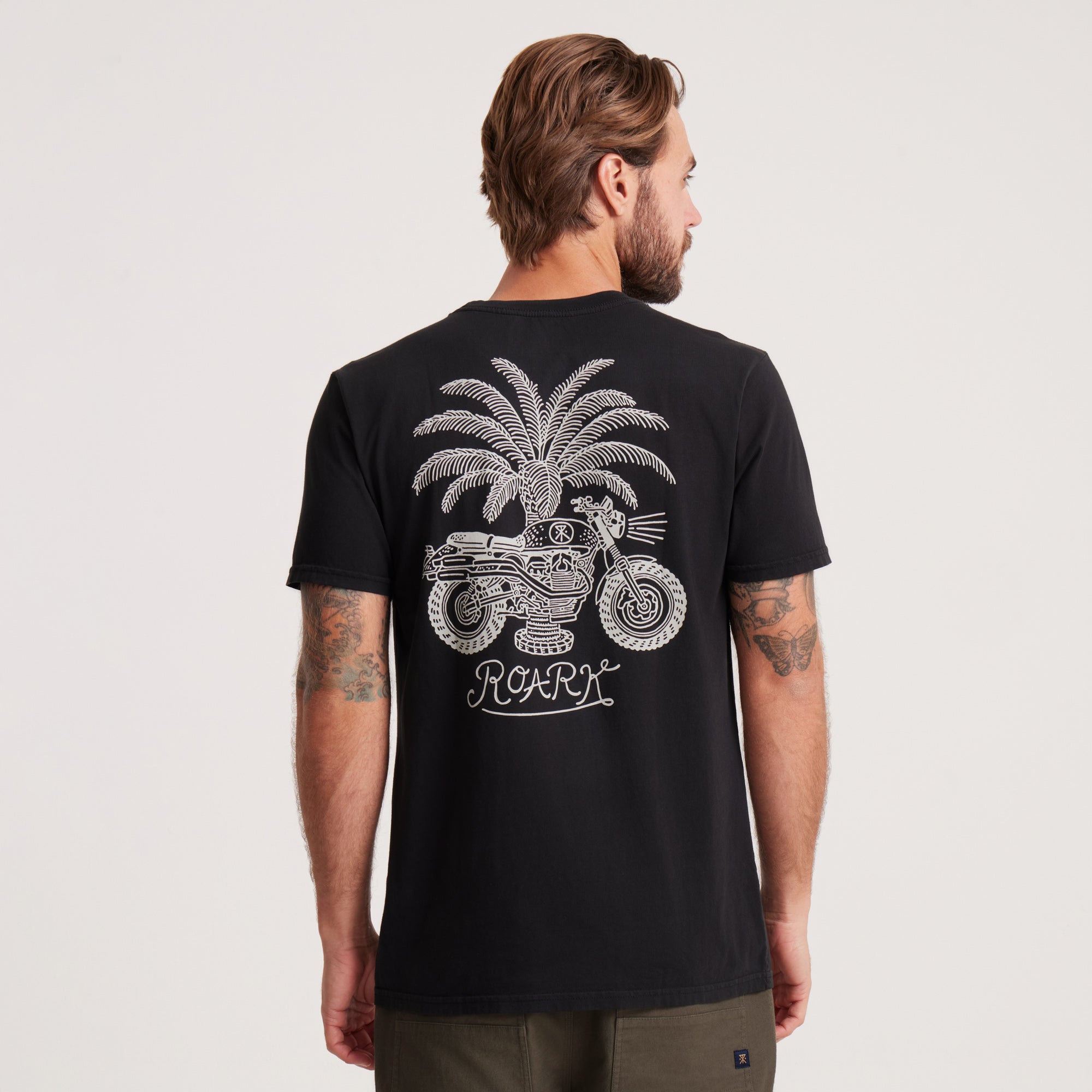 Moto Premium-T-Shirt - Schwarz