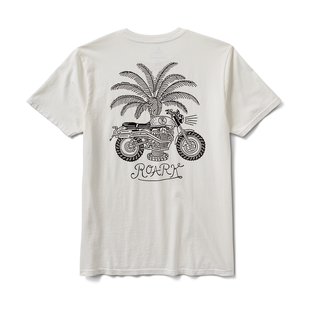 Moto Premium-T-Shirt - Cremeweiß