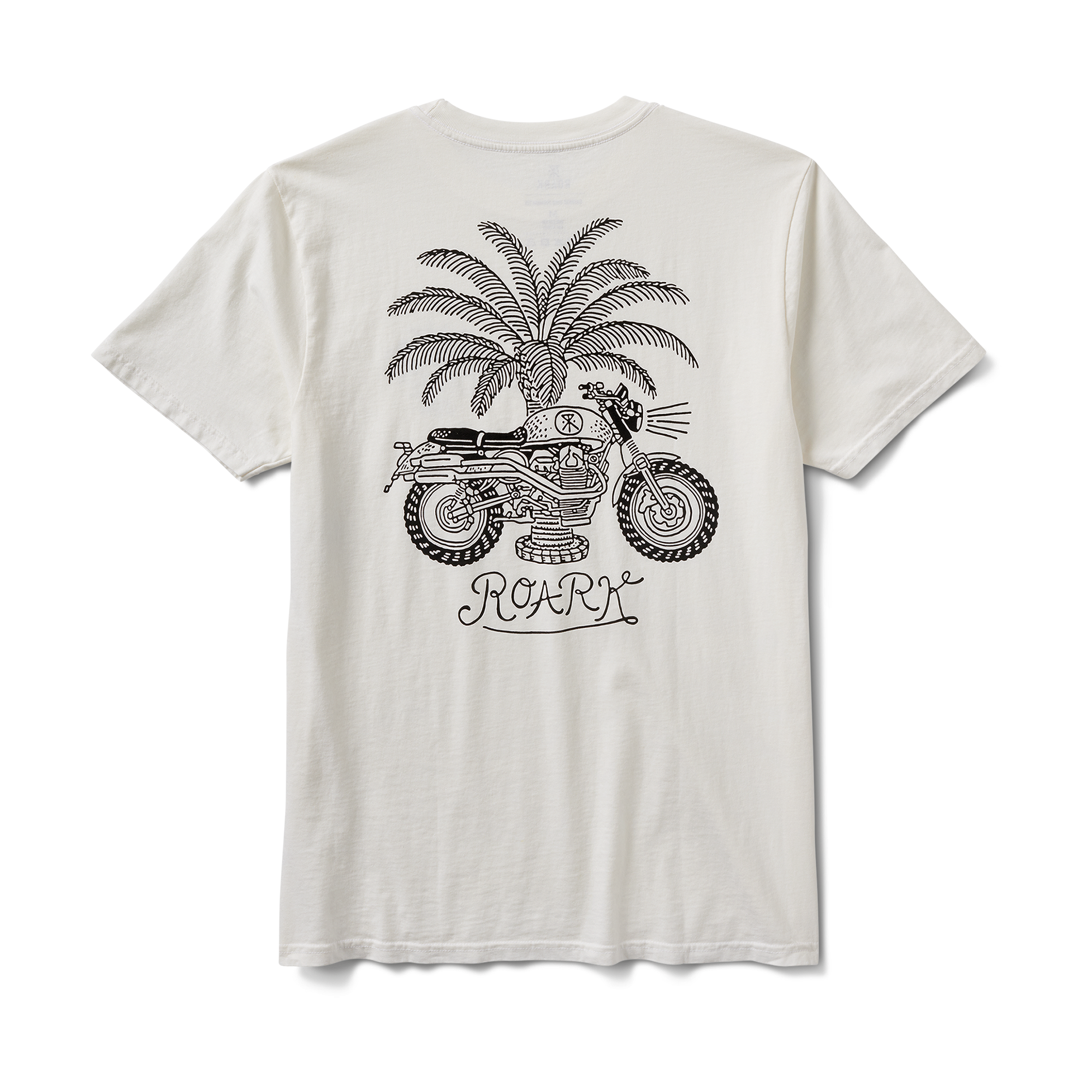 Moto Premium-T-Shirt - Cremeweiß