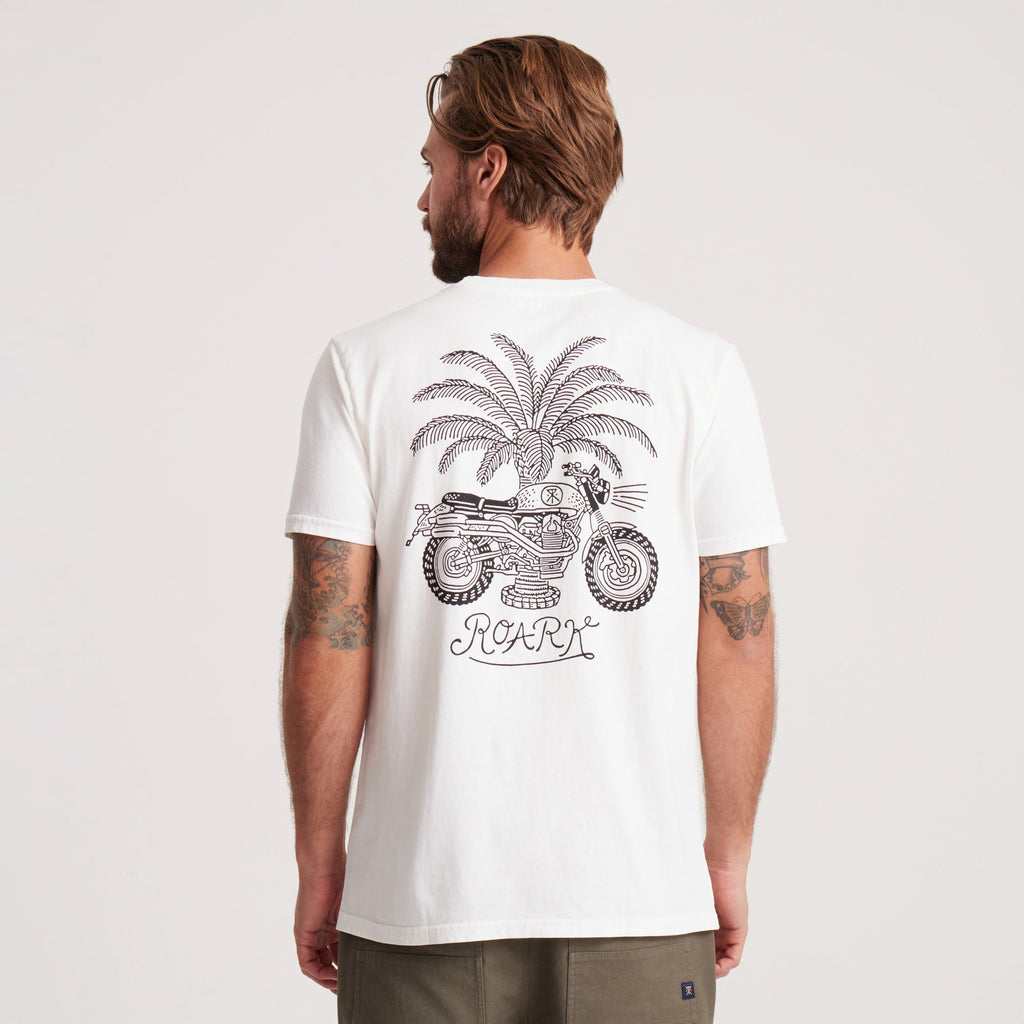 Moto Premium-T-Shirt - Cremeweiß