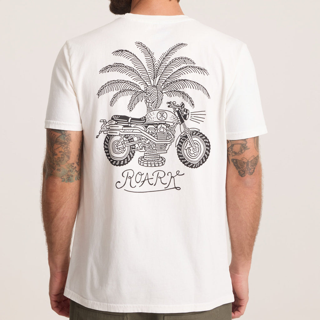 Moto Premium-T-Shirt - Cremeweiß