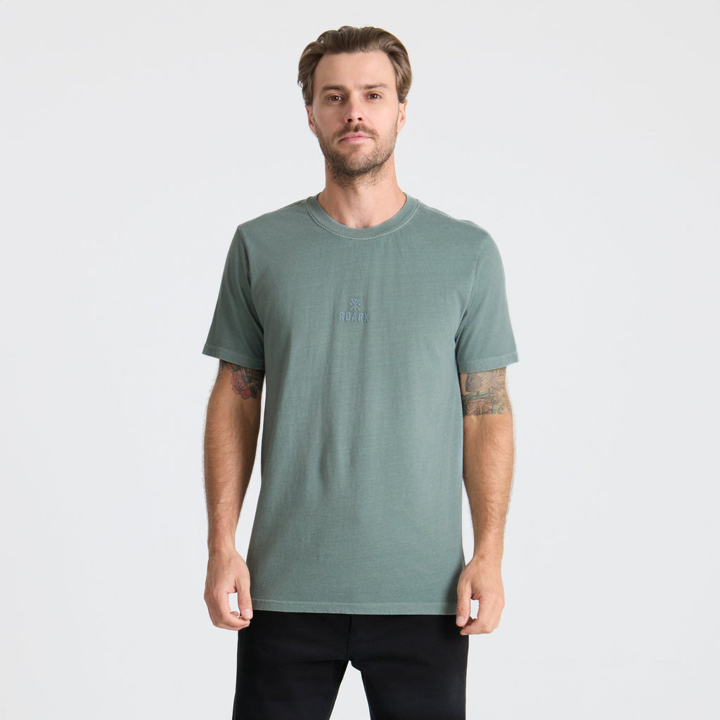 Safecamp Stickerei Premium-T-Shirt - Dusty Grün