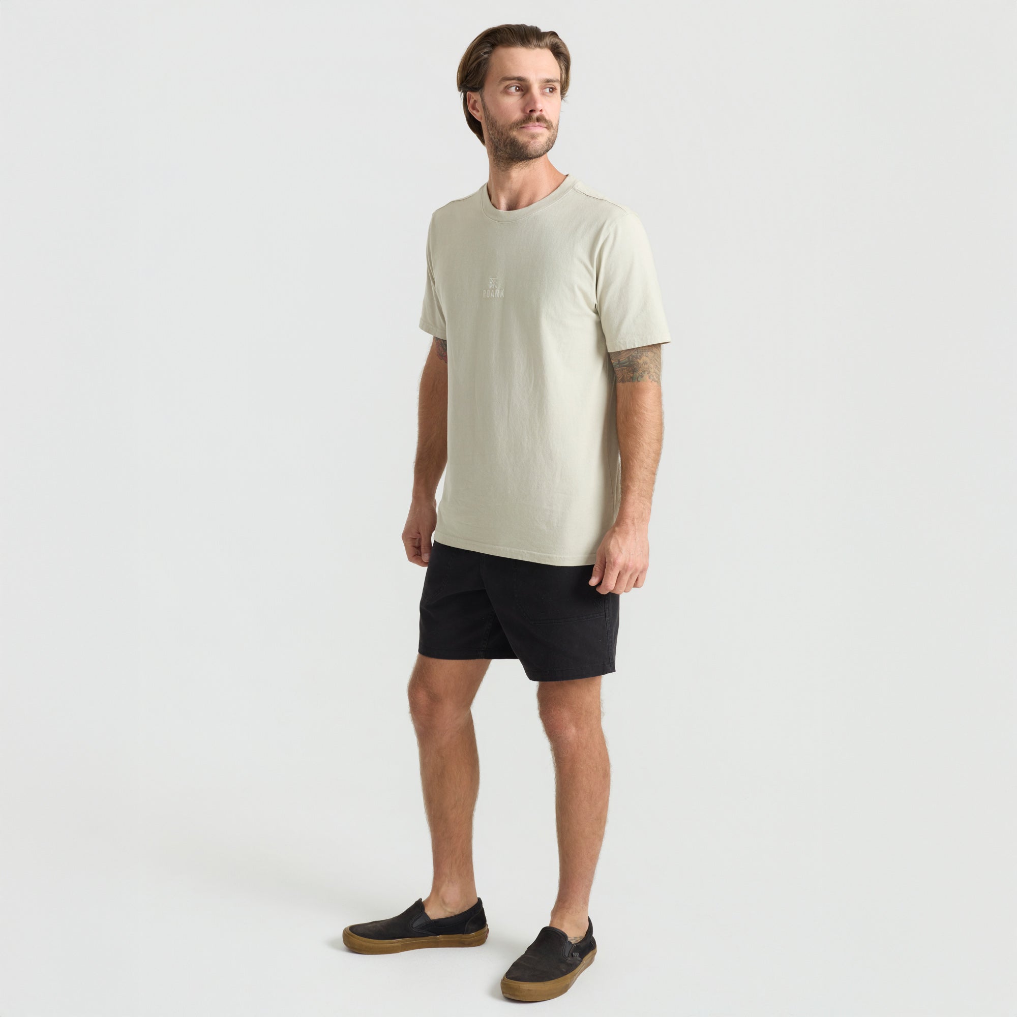 Safecamp Stickerei Premium-T-Shirt - Fossil