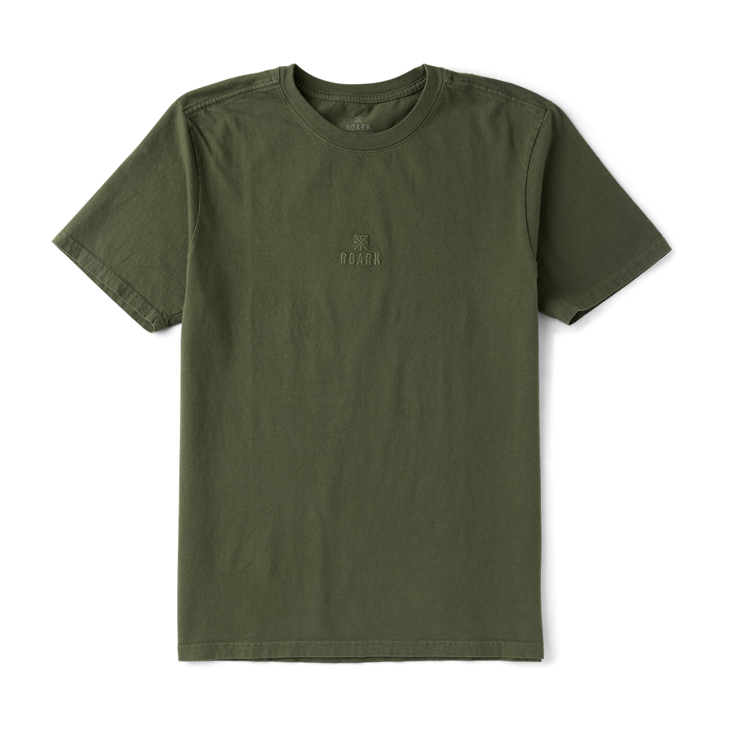 Safecamp Stickerei Premium-T-Shirt - Militär
