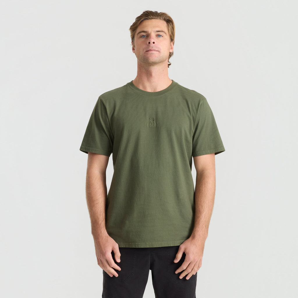 Safecamp Stickerei Premium-T-Shirt - Militär