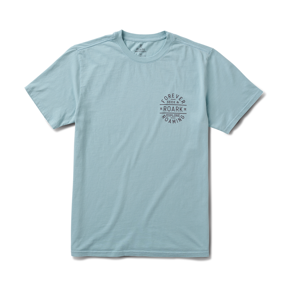 Stamp Premium-T-Shirt - Dusty Blau