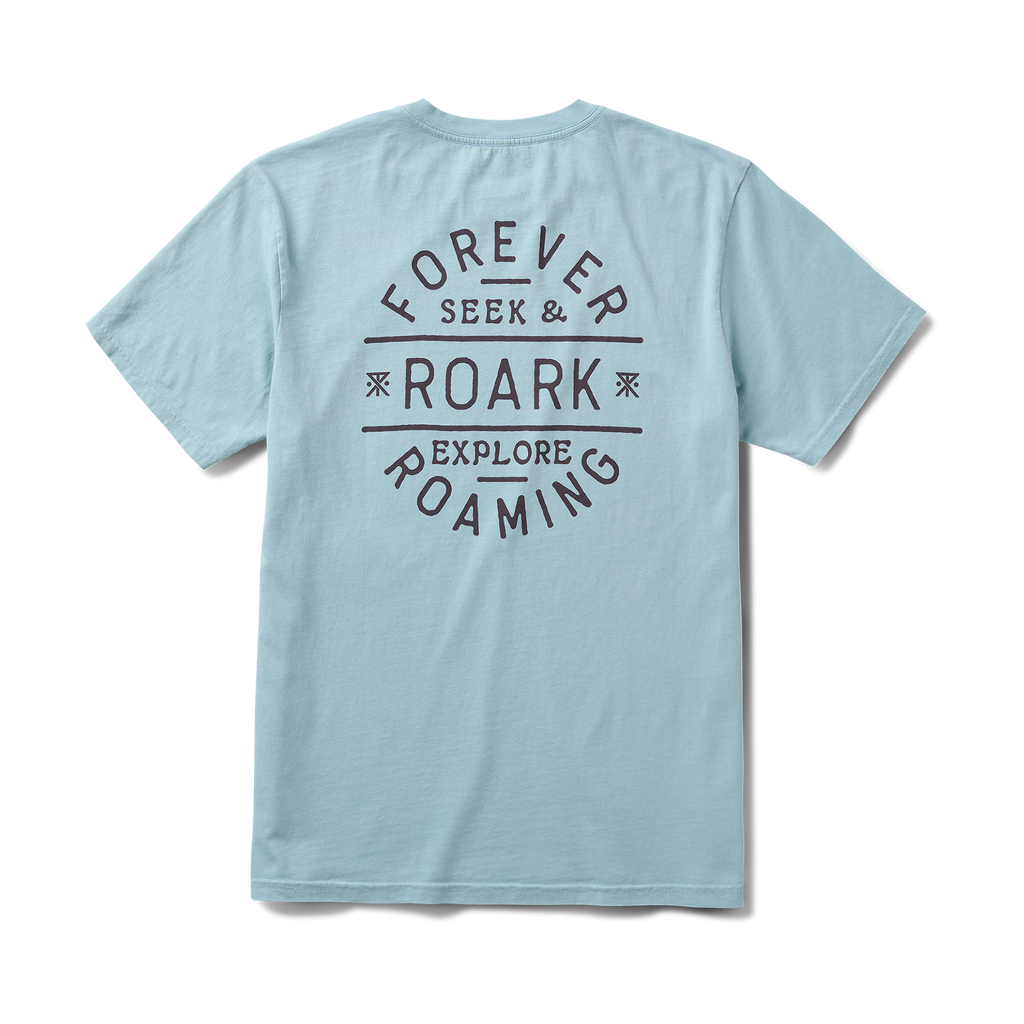 Stamp Premium-T-Shirt - Dusty Blau