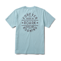 Stamp Premium-T-Shirt - Dusty Blau