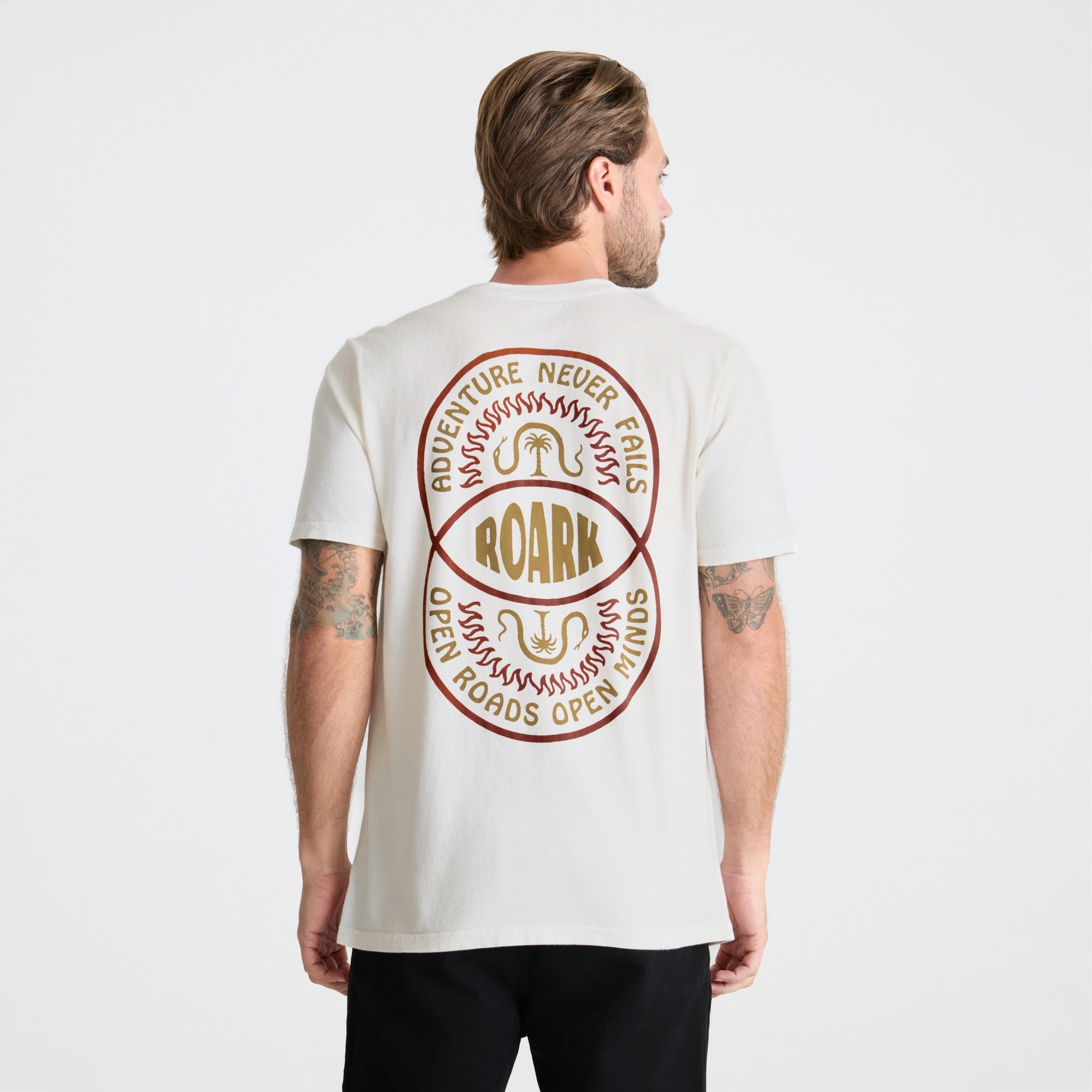 Palm Snake Premium-T-Shirt - Cremeweiß
