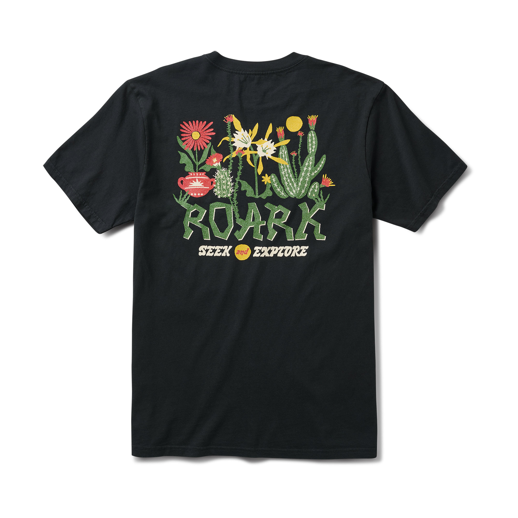 Cactus Garden Premium-T-Shirt - Schwarz
