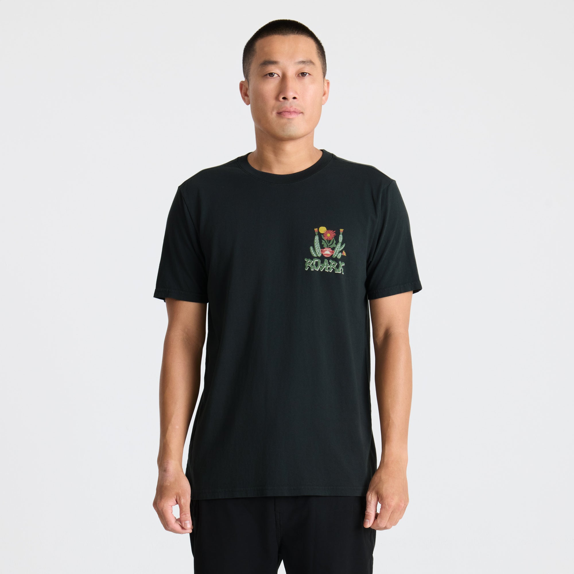 Cactus Garden Premium-T-Shirt - Schwarz