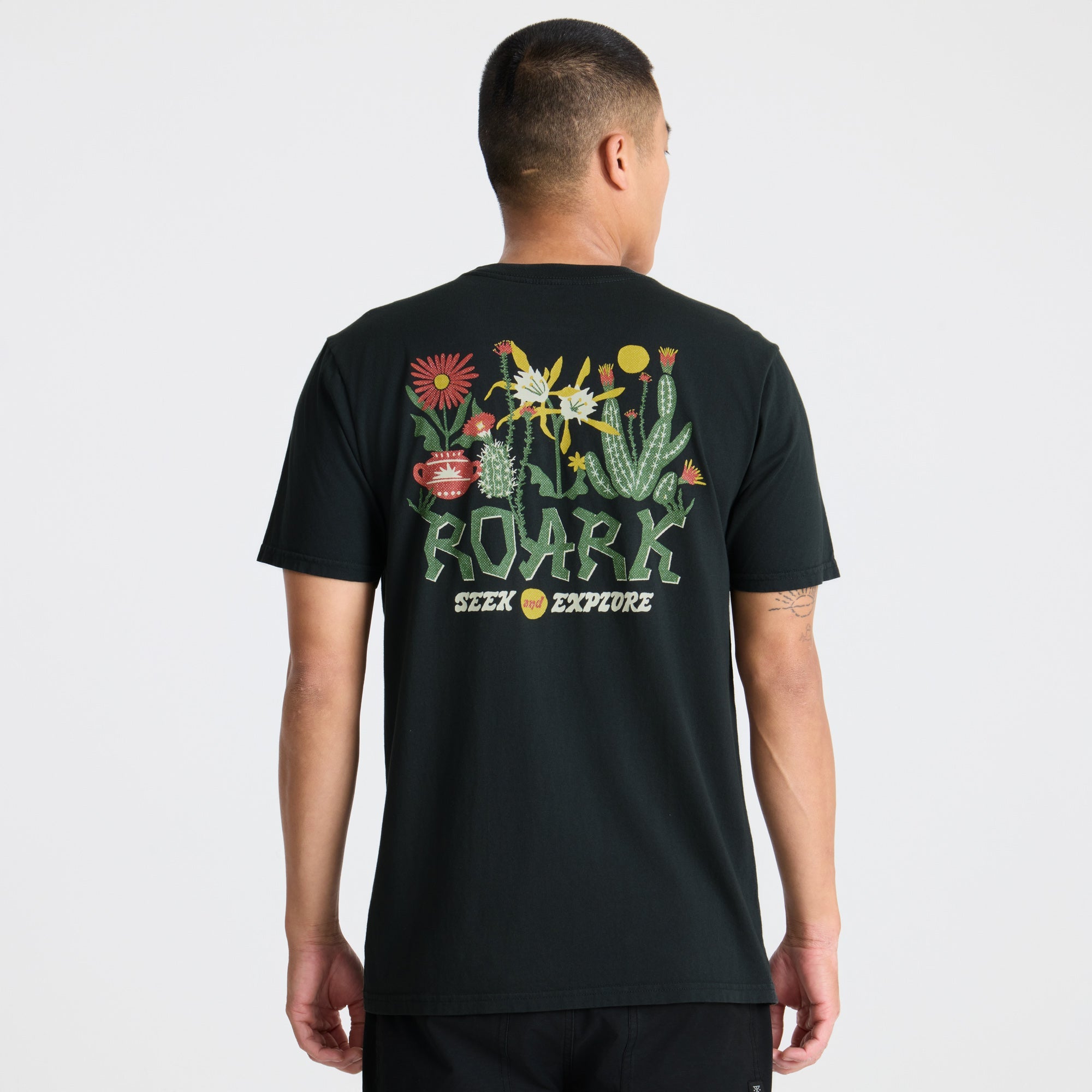 Cactus Garden Premium-T-Shirt - Schwarz