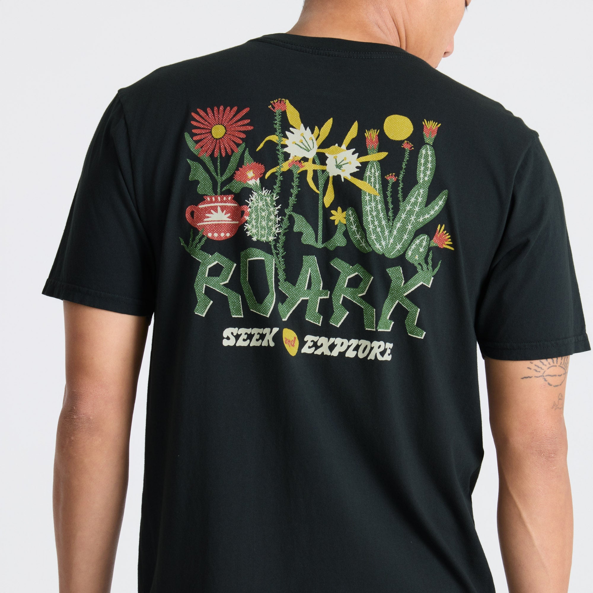 Cactus Garden Premium-T-Shirt - Schwarz