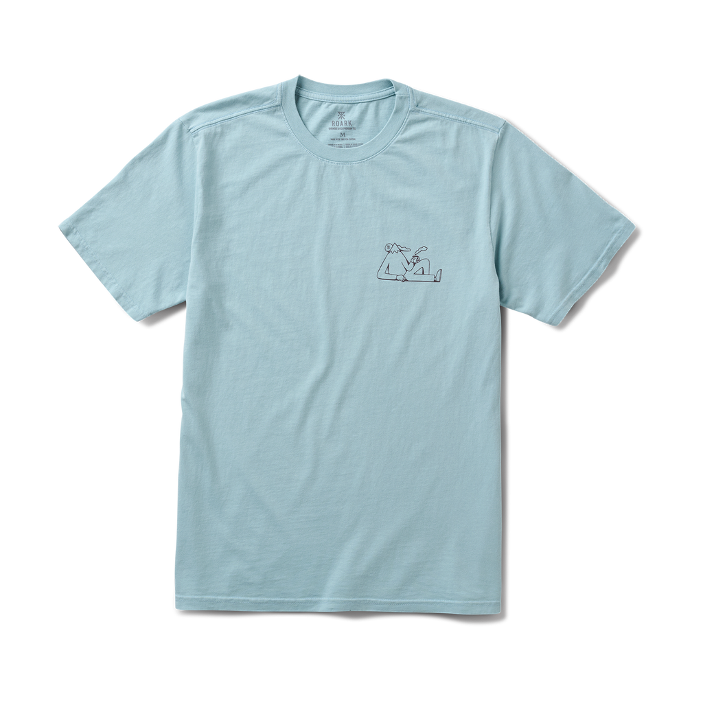 Unhustle Premium-T-Shirt - Dusty Blau