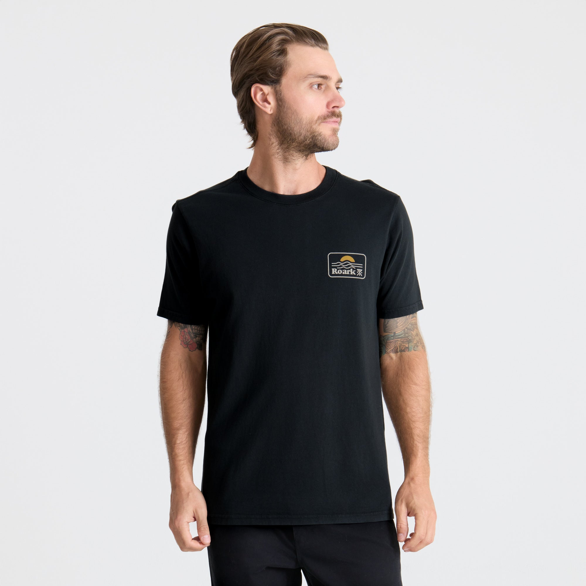Earth & Sea Premium-T-Shirt - Schwarz