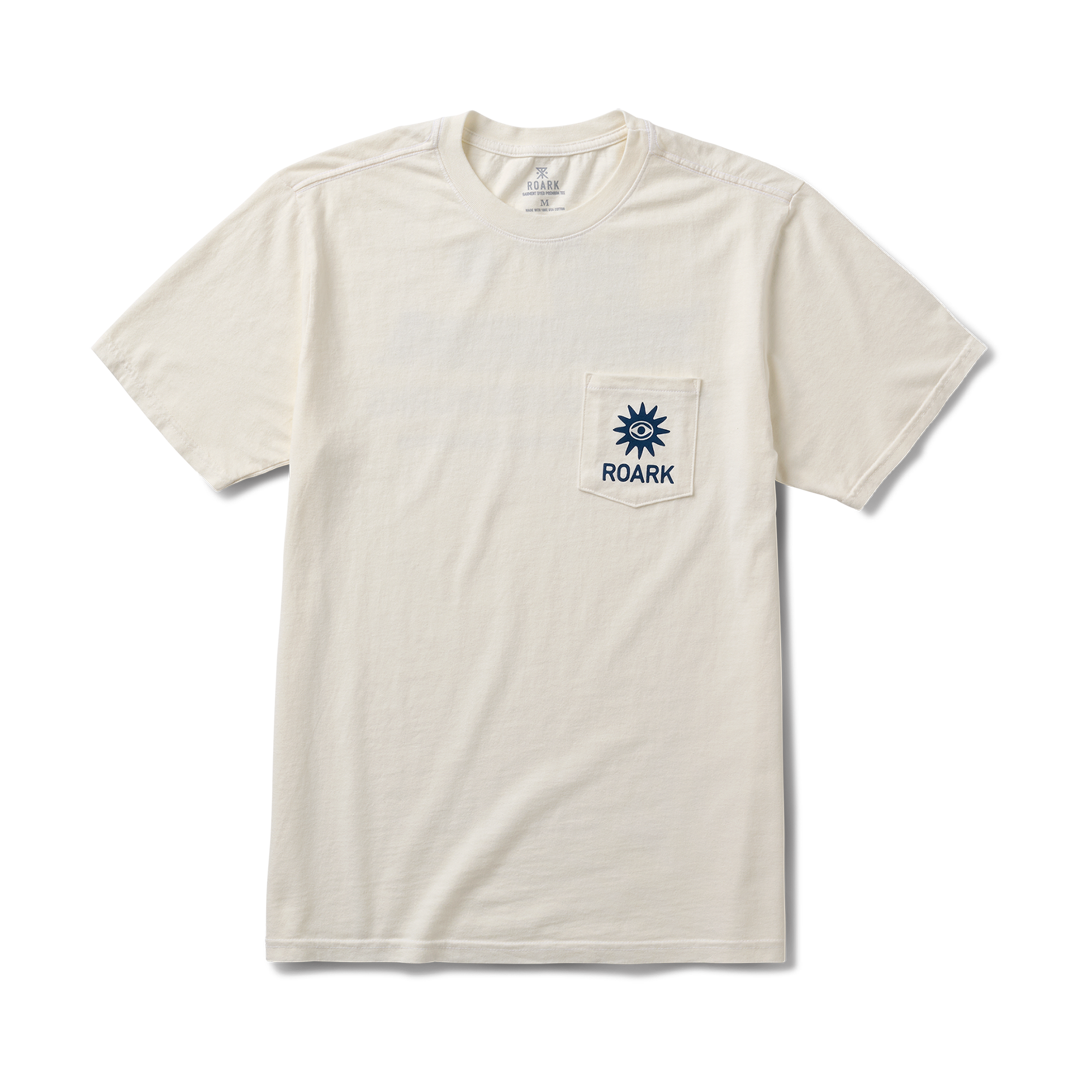 Guideworks Pocket Premium-T-Shirt - Cremeweiß