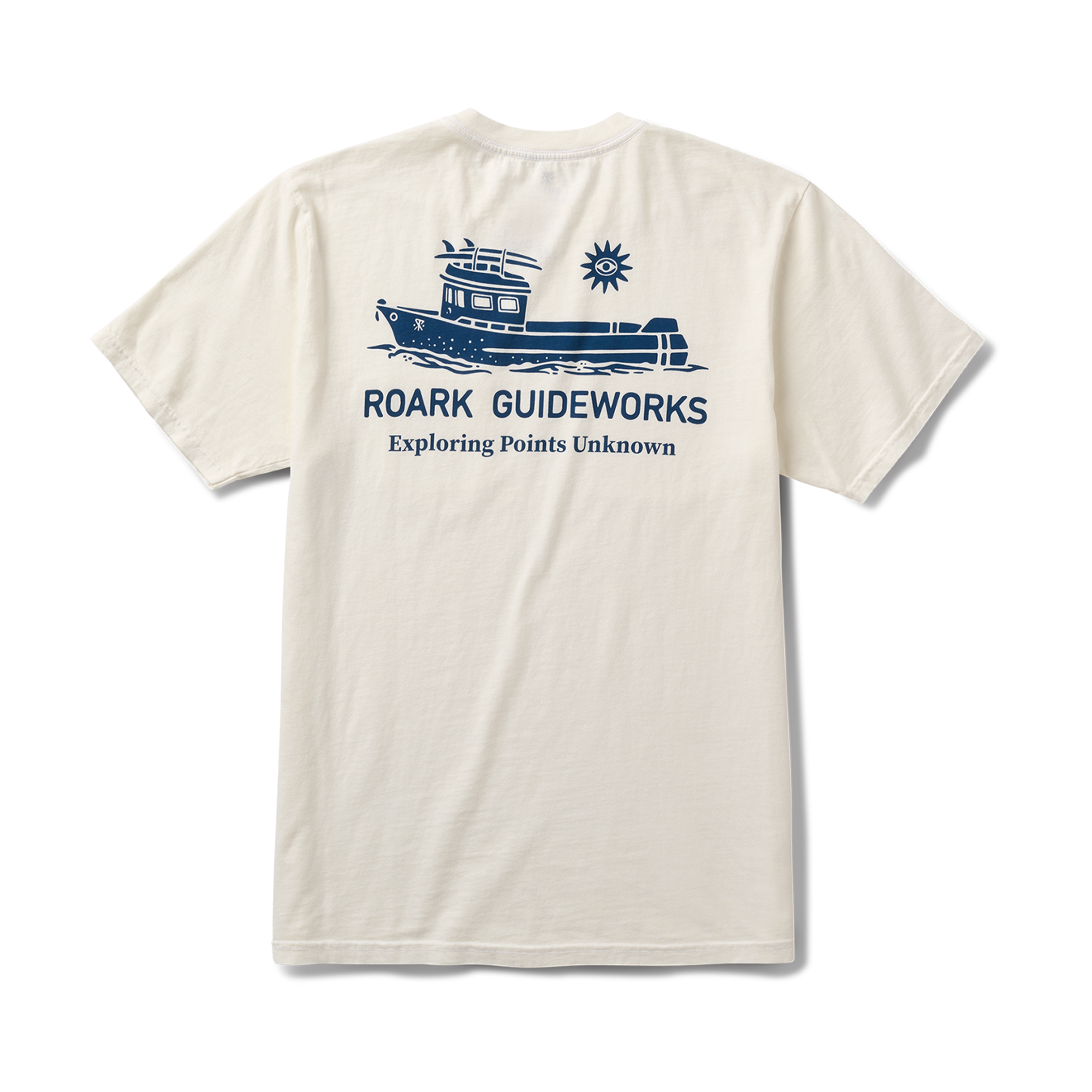 Guideworks Pocket Premium-T-Shirt - Cremeweiß