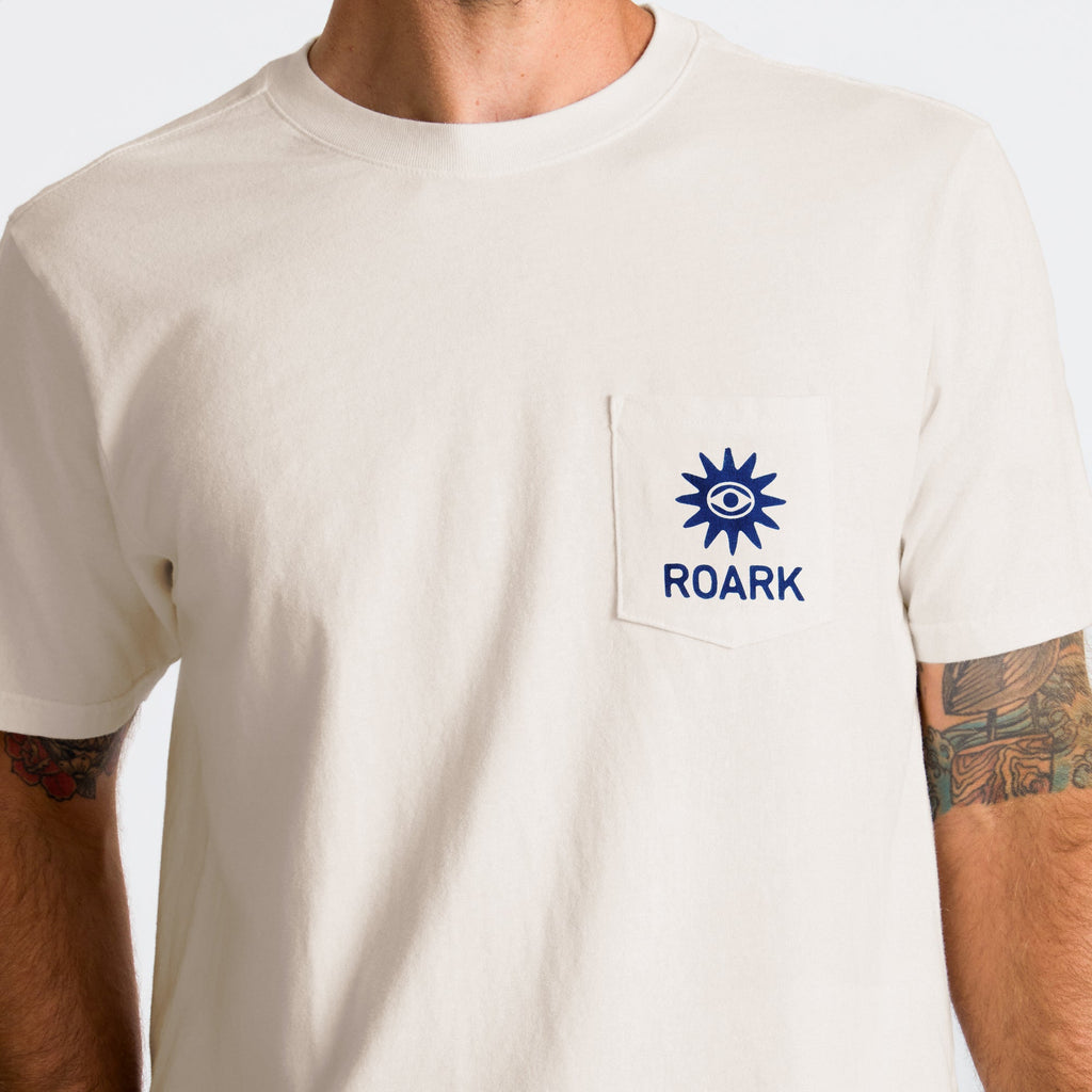 Guideworks Pocket Premium-T-Shirt - Cremeweiß