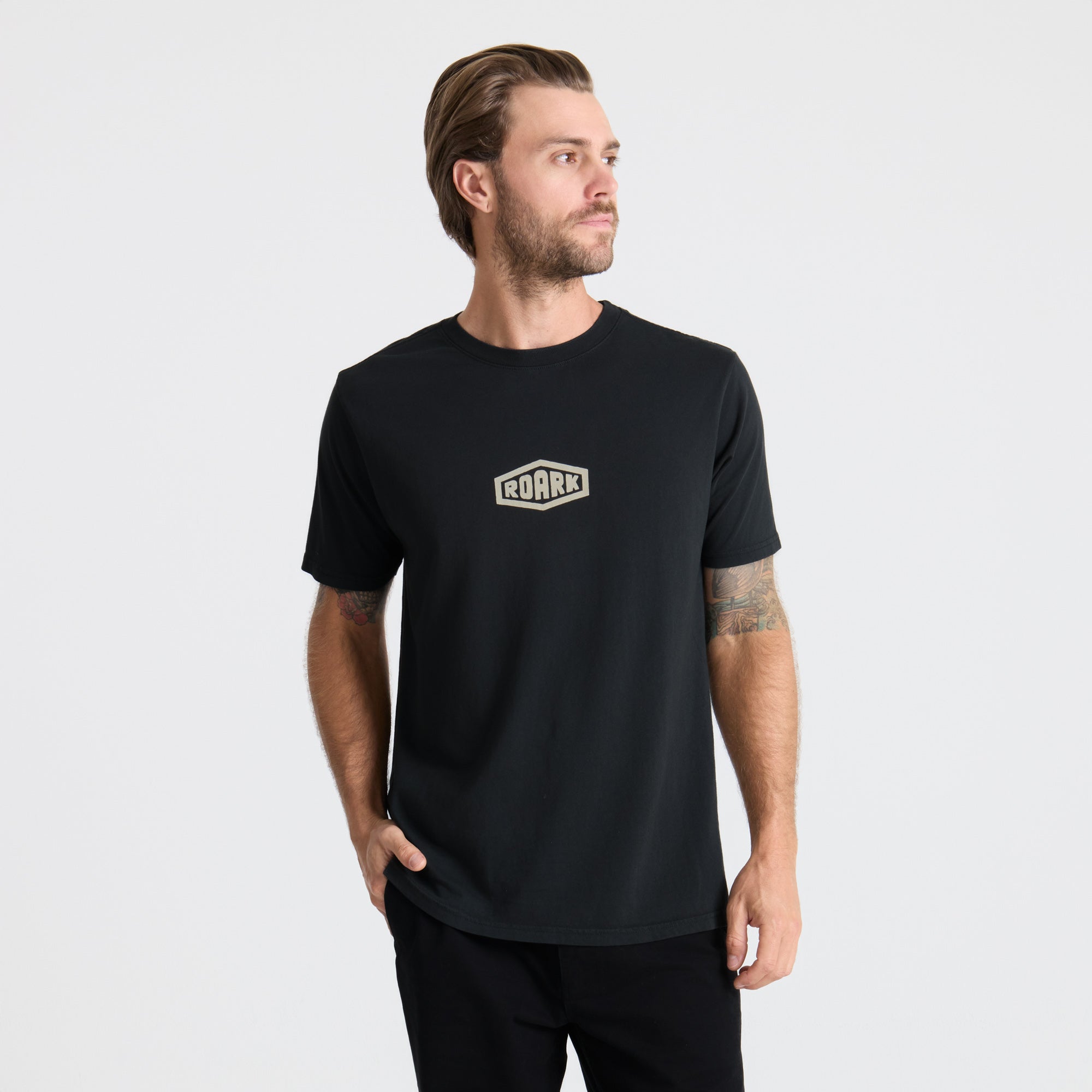 Badge Of Honor Premium-T-Shirt - Schwarz