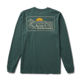 Earth & Sea Premium Langarm Tee - Schiefergrün