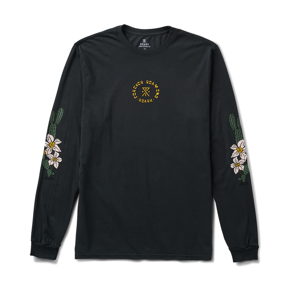 Jaguar Langarm Premium-T-Shirt - Schwarz