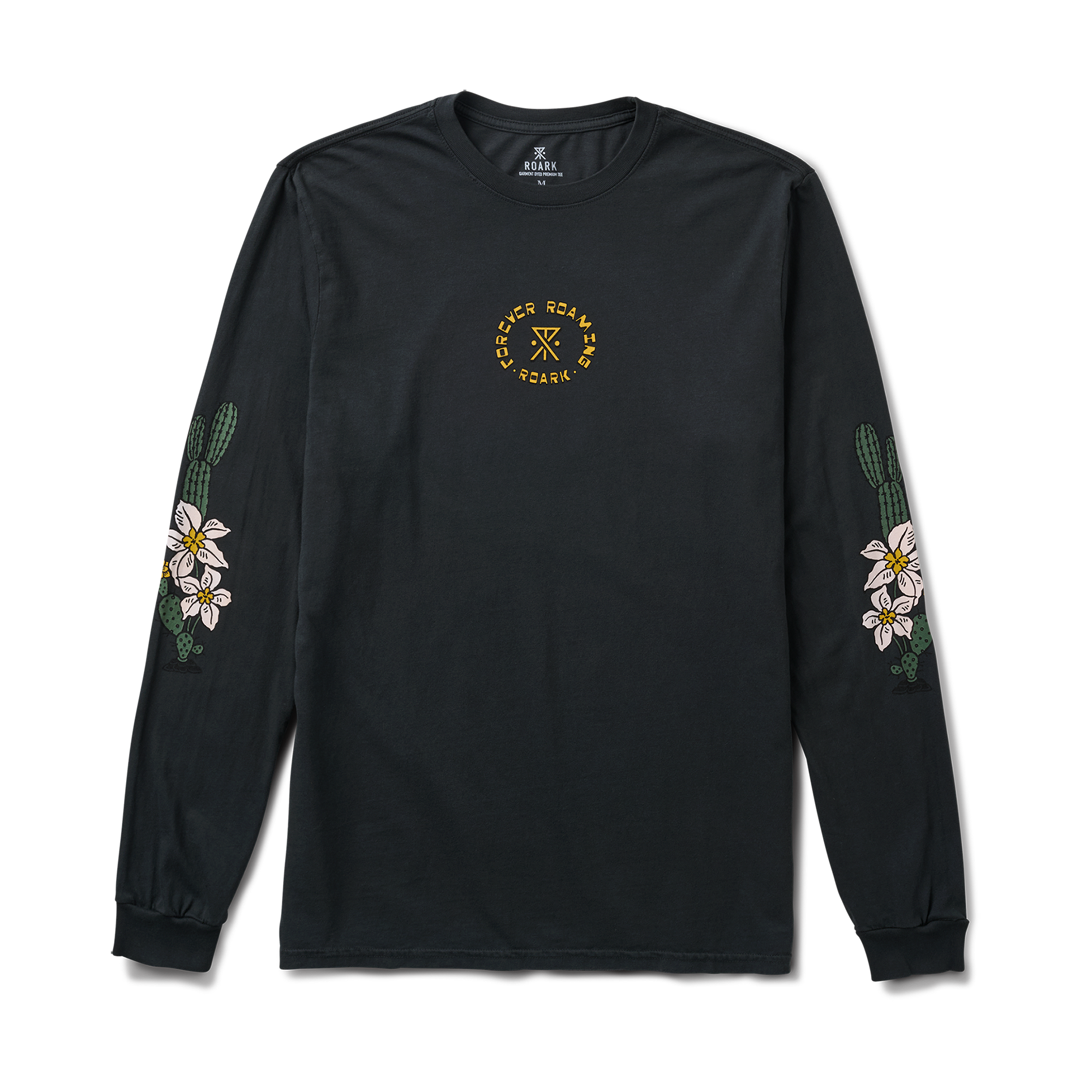 Jaguar Langarm Premium-T-Shirt - Schwarz